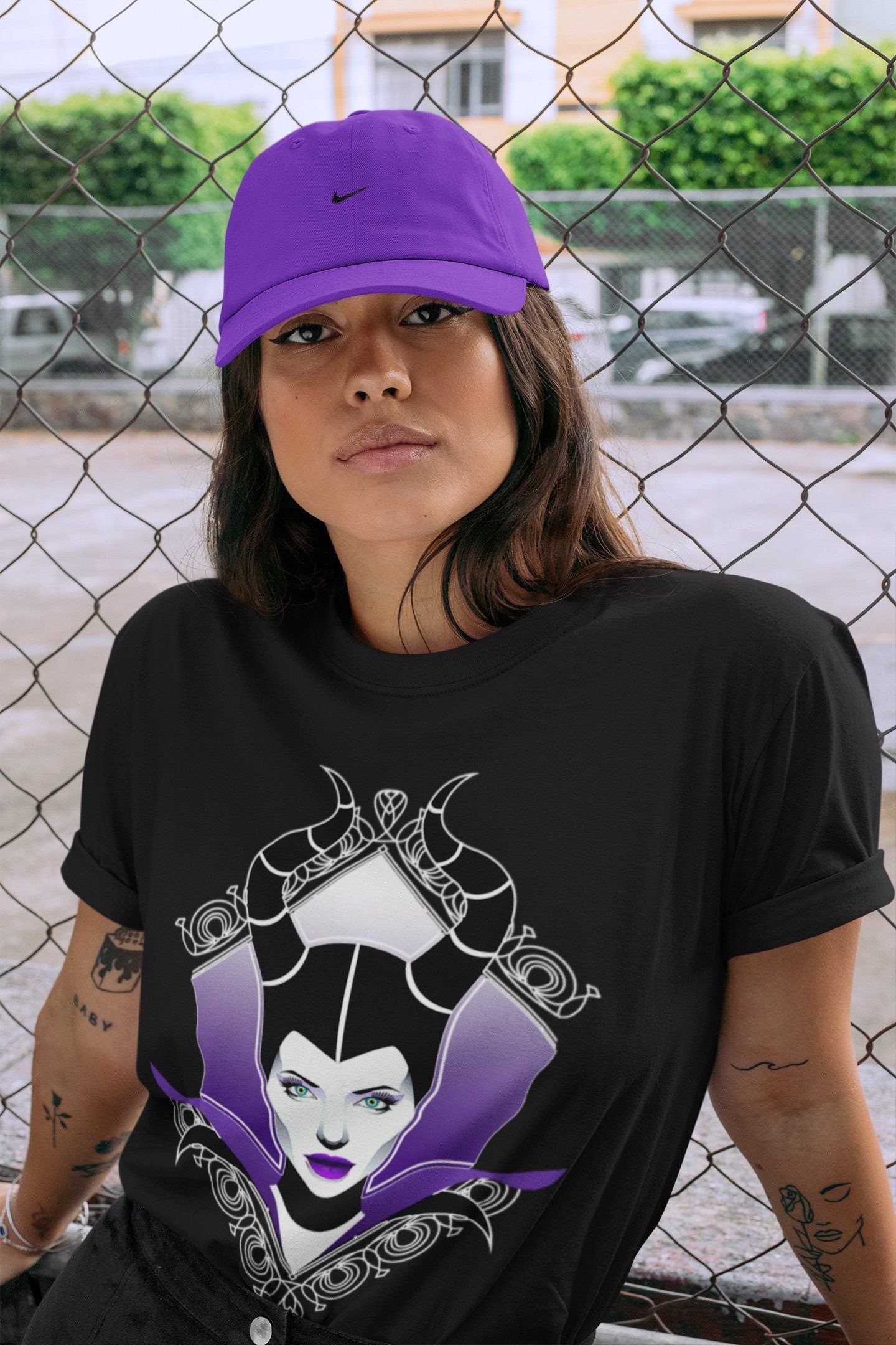 Jordan 1 WMNS Court Purple Shirt To Match Jordans Court Purple Evil Sneaker Tees Jordan 1 WMNS Court Purple Drip Gear Zone Sneaker Matching Clothing Unisex Shirts
