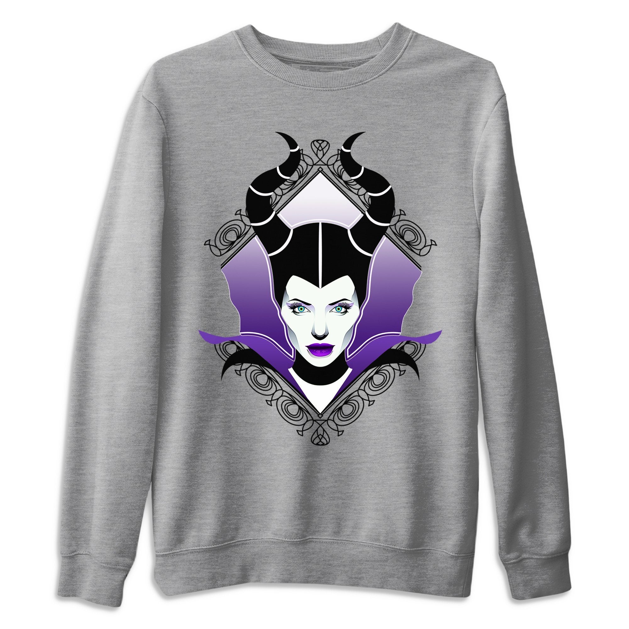 Jordan 1 WMNS Court Purple Shirt To Match Jordans Court Purple Evil Sneaker Tees Jordan 1 WMNS Court Purple Drip Gear Zone Sneaker Matching Clothing Unisex Shirts