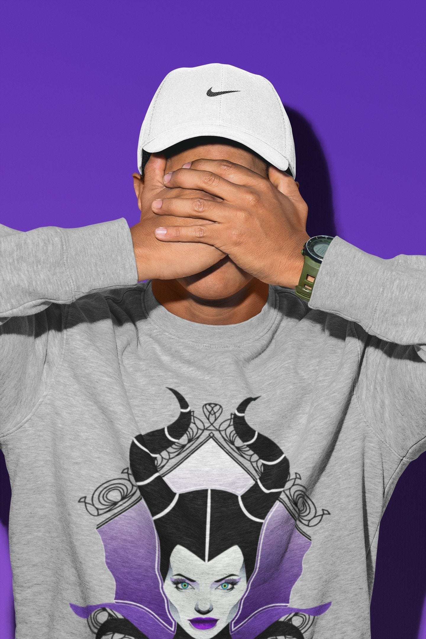 Jordan 1 WMNS Court Purple Shirt To Match Jordans Court Purple Evil Sneaker Tees Jordan 1 WMNS Court Purple Drip Gear Zone Sneaker Matching Clothing Unisex Shirts