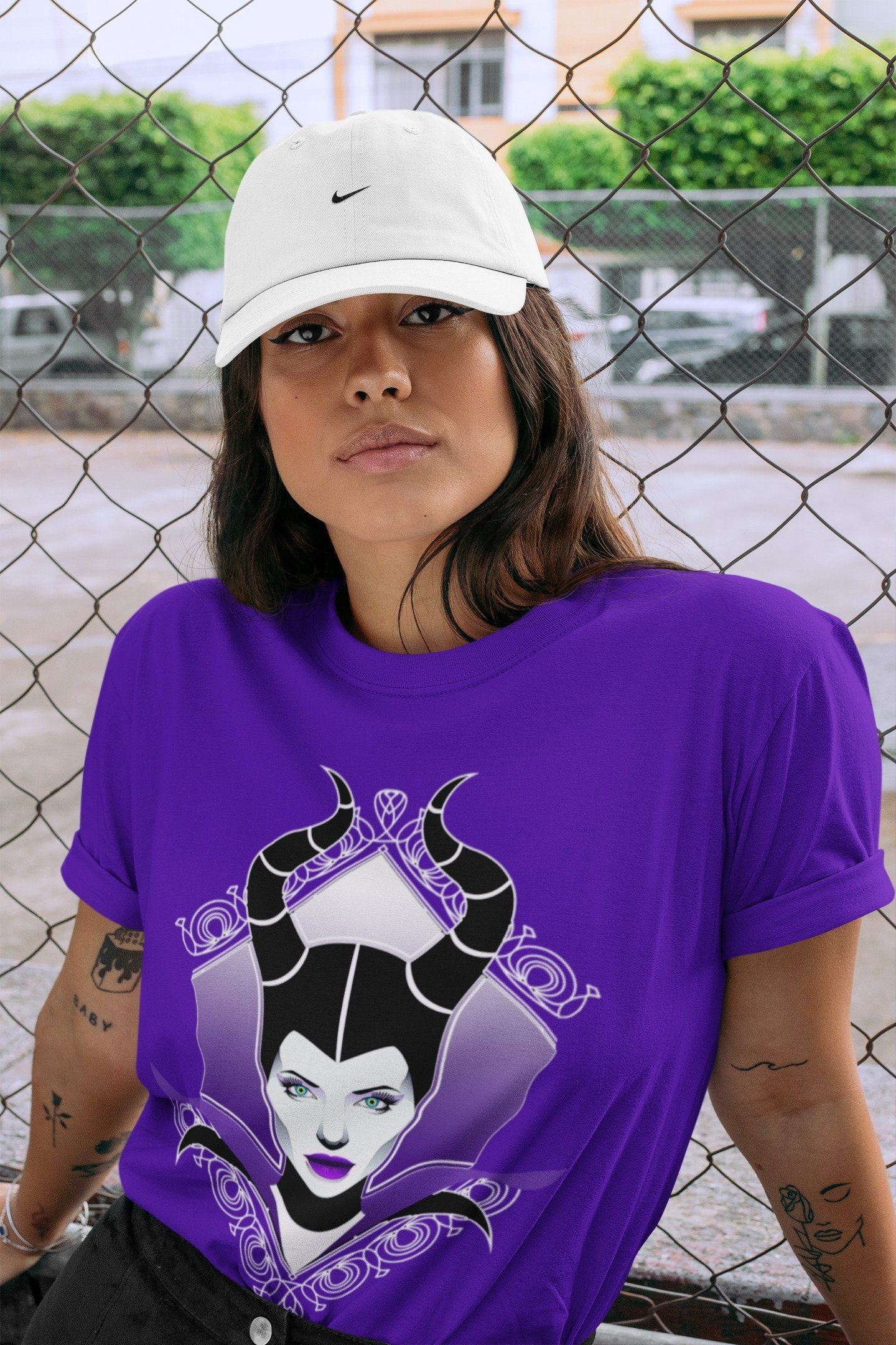 Jordan 1 WMNS Court Purple Shirt To Match Jordans Court Purple Evil Sneaker Tees Jordan 1 WMNS Court Purple Drip Gear Zone Sneaker Matching Clothing Unisex Shirts
