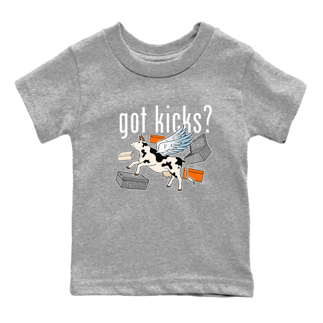 5s Craft shirt to match jordans Cow Got Kicks sneaker tees Air Jordan 5 Craft Drip Gear Zone baby toddler Heather Grey 2 cotton Shirt