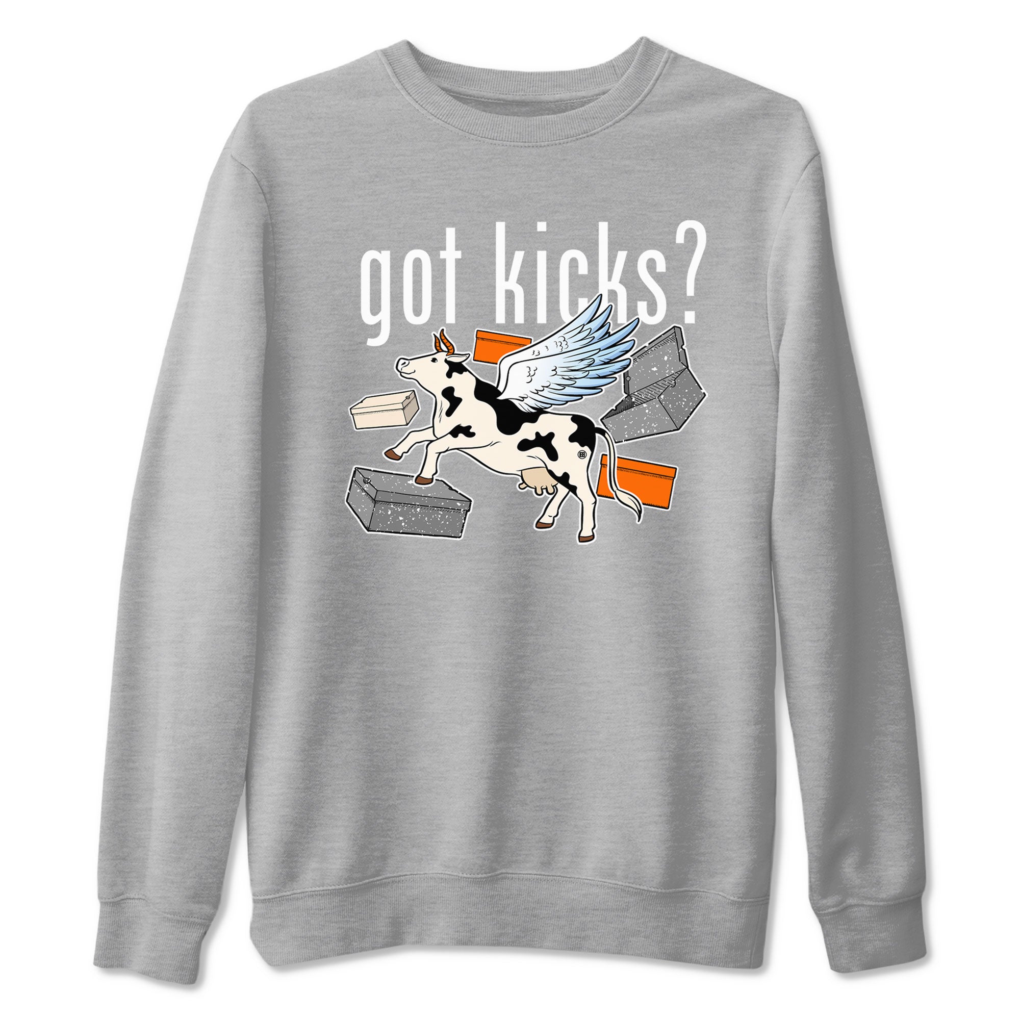 5s Craft shirt to match jordans Cow Got Kicks sneaker tees Air Jordan 5 Craft Drip Gear Zone unisex cotton Heather Grey 2 crew neck shirt