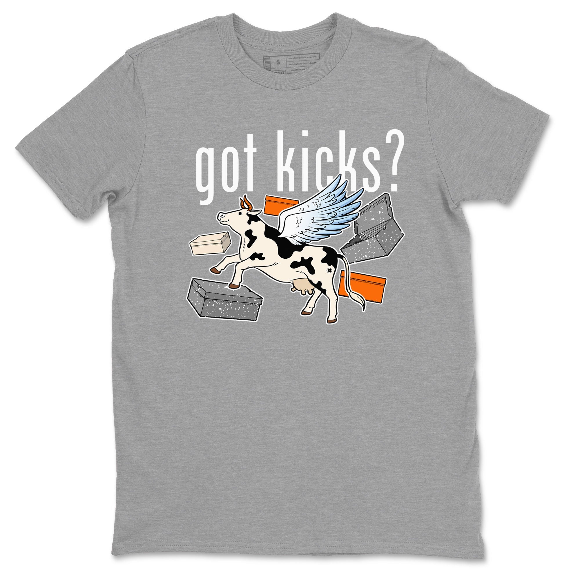 5s Craft shirt to match jordans Cow Got Kicks sneaker tees Air Jordan 5 Craft Drip Gear Zone unisex cotton Heather Grey 2 crew neck shirt
