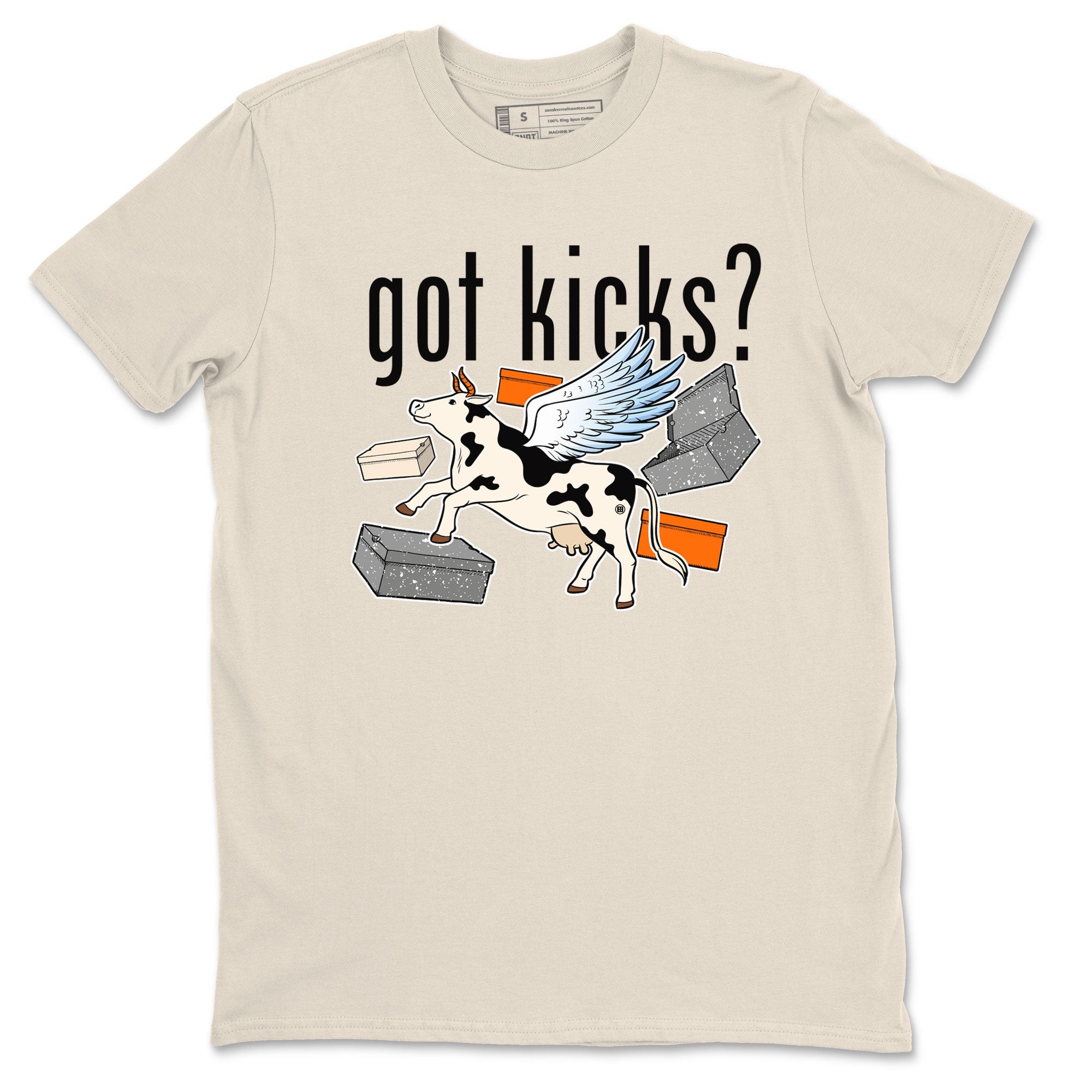 5s Craft shirt to match jordans Cow Got Kicks sneaker tees Air Jordan 5 Craft Drip Gear Zone unisex cotton Natural 2 crew neck shirt