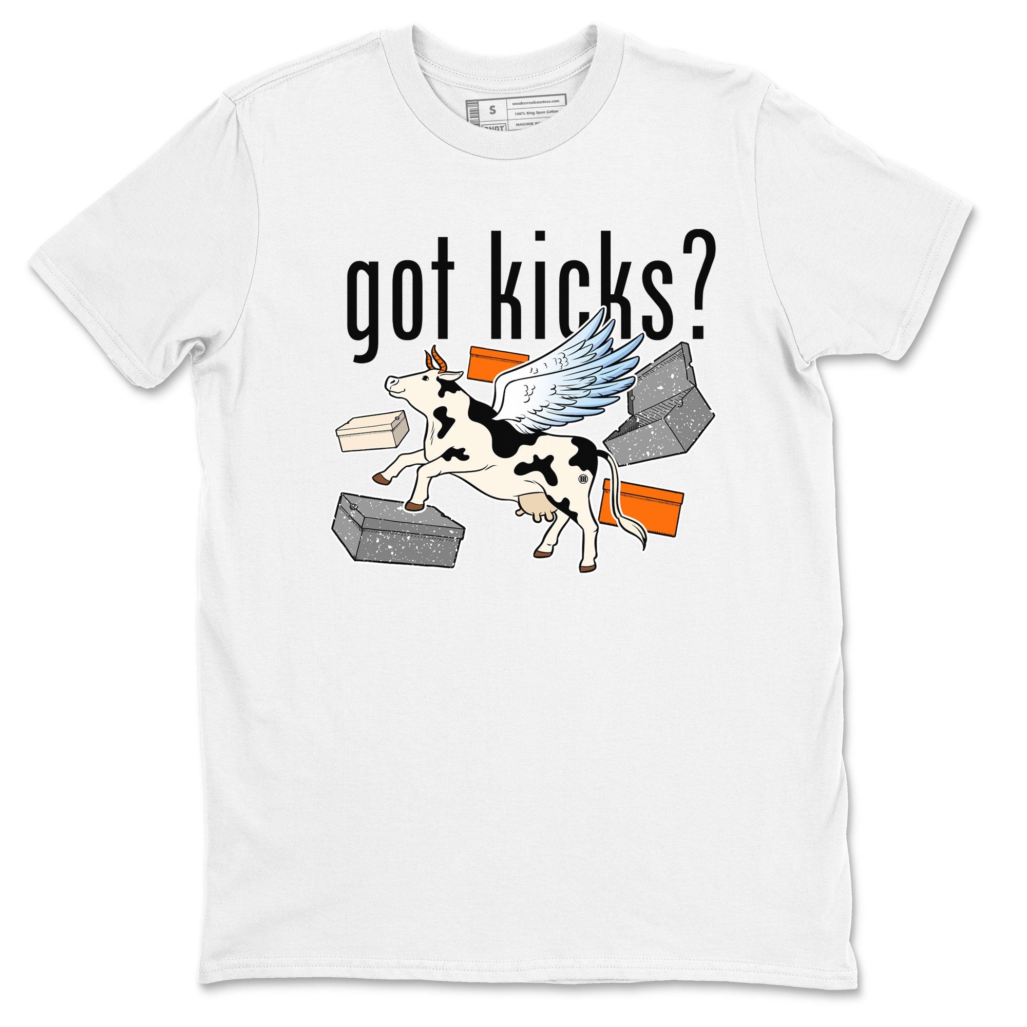 5s Craft shirt to match jordans Cow Got Kicks sneaker tees Air Jordan 5 Craft Drip Gear Zone unisex cotton White 2 crew neck shirt