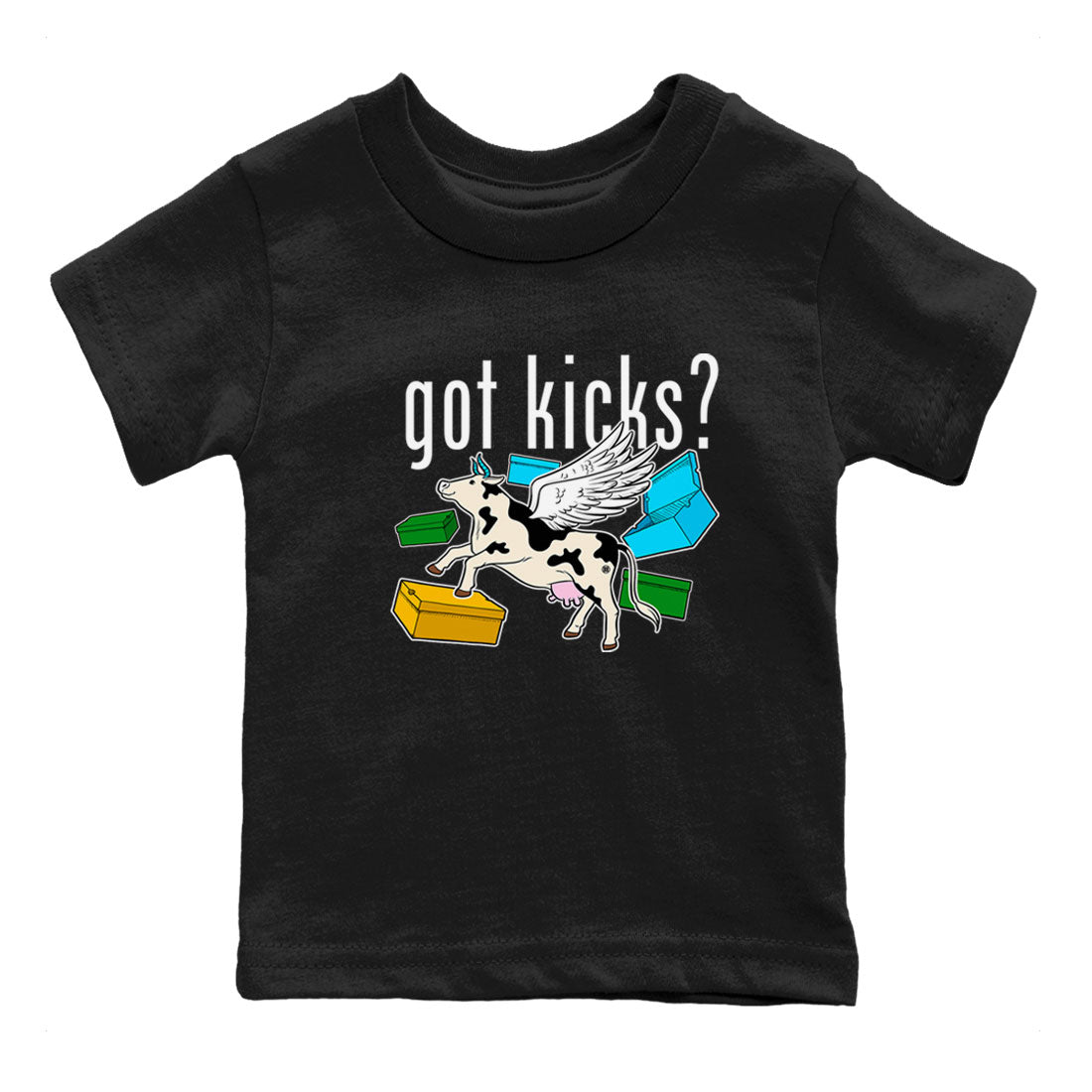 Nike Dunk Chunky Dunky shirt to match jordans Cow Got Kicks sneaker tees Dunks Chunky Dunky Drip Gear Zone baby toddler Black 2 cotton Shirt