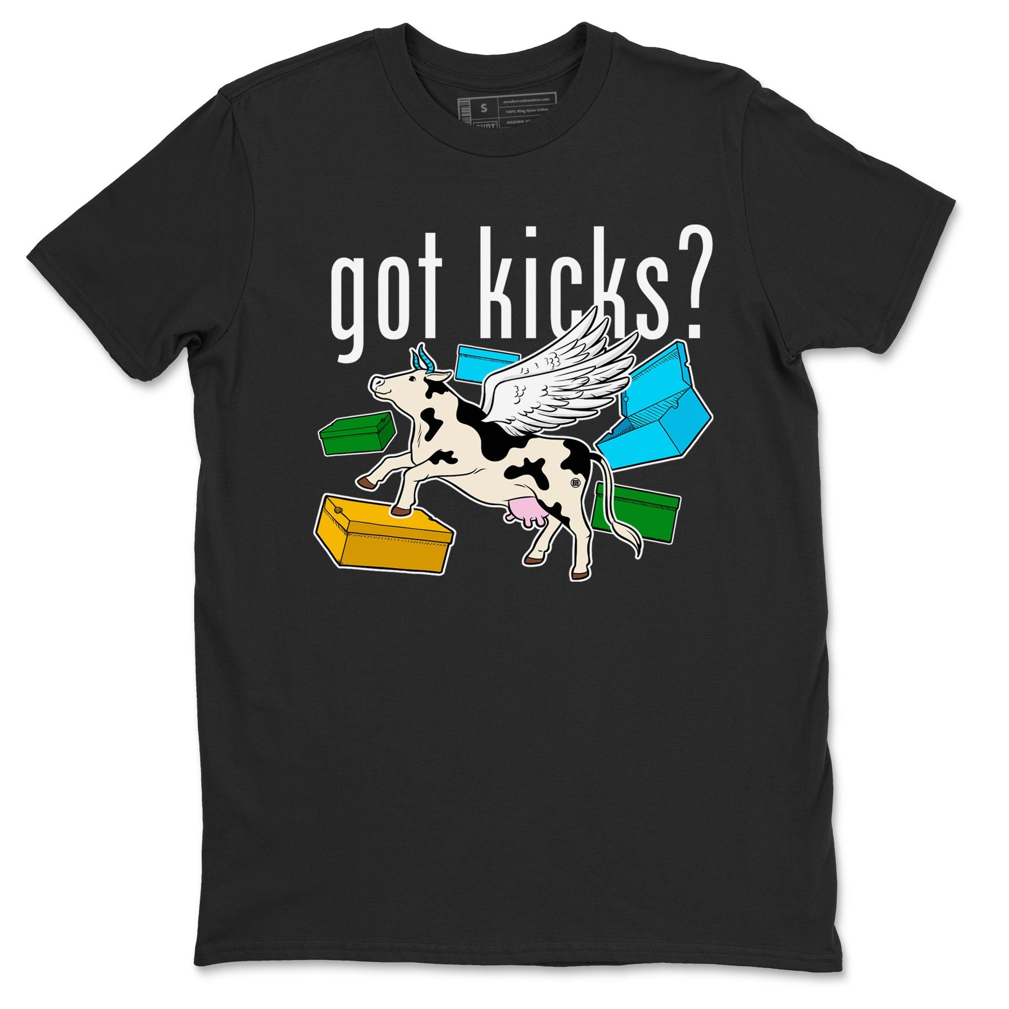 Nike Dunk Chunky Dunky shirt to match jordans Cow Got Kicks sneaker tees Dunks Chunky Dunky Drip Gear Zone unisex cotton Black 2 crew neck shirt