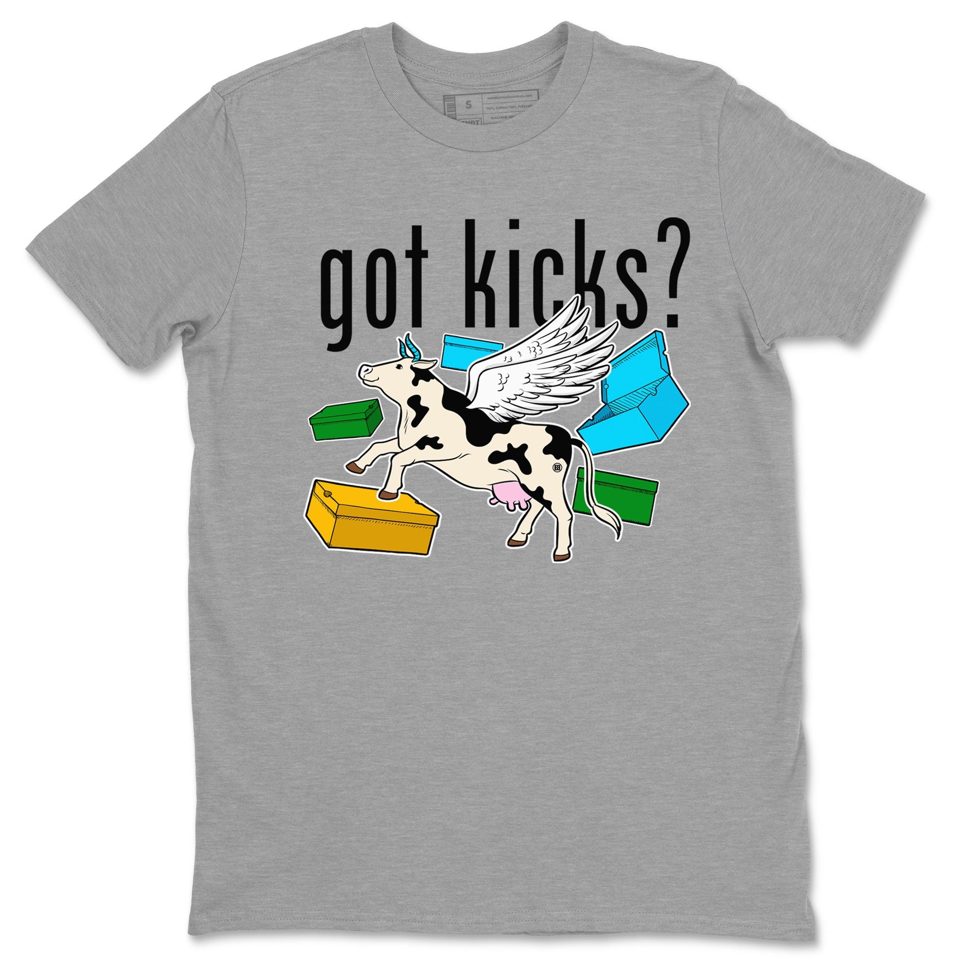 Nike Dunk Chunky Dunky shirt to match jordans Cow Got Kicks sneaker tees Dunks Chunky Dunky Drip Gear Zone unisex cotton Heather Grey 2 crew neck shirt