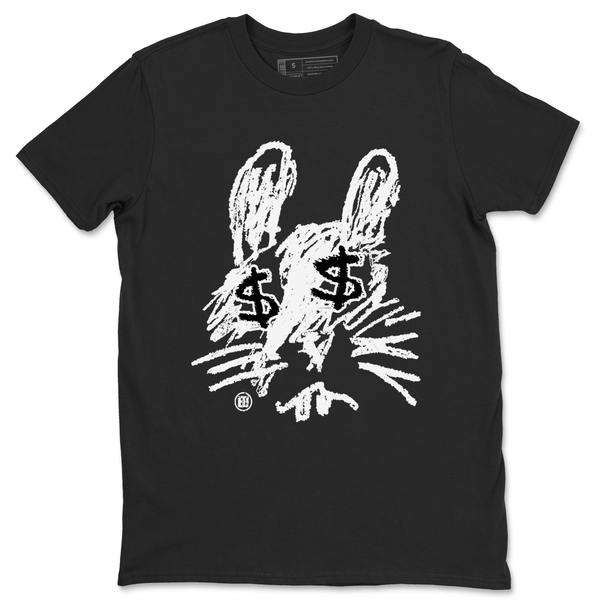 1s Black White shirt to match jordans streetwear brand Crayon Bunny sneaker tees Air Jordan 1 Black White Drip Gear Zone unisex cotton Black 2 crew neck shirt