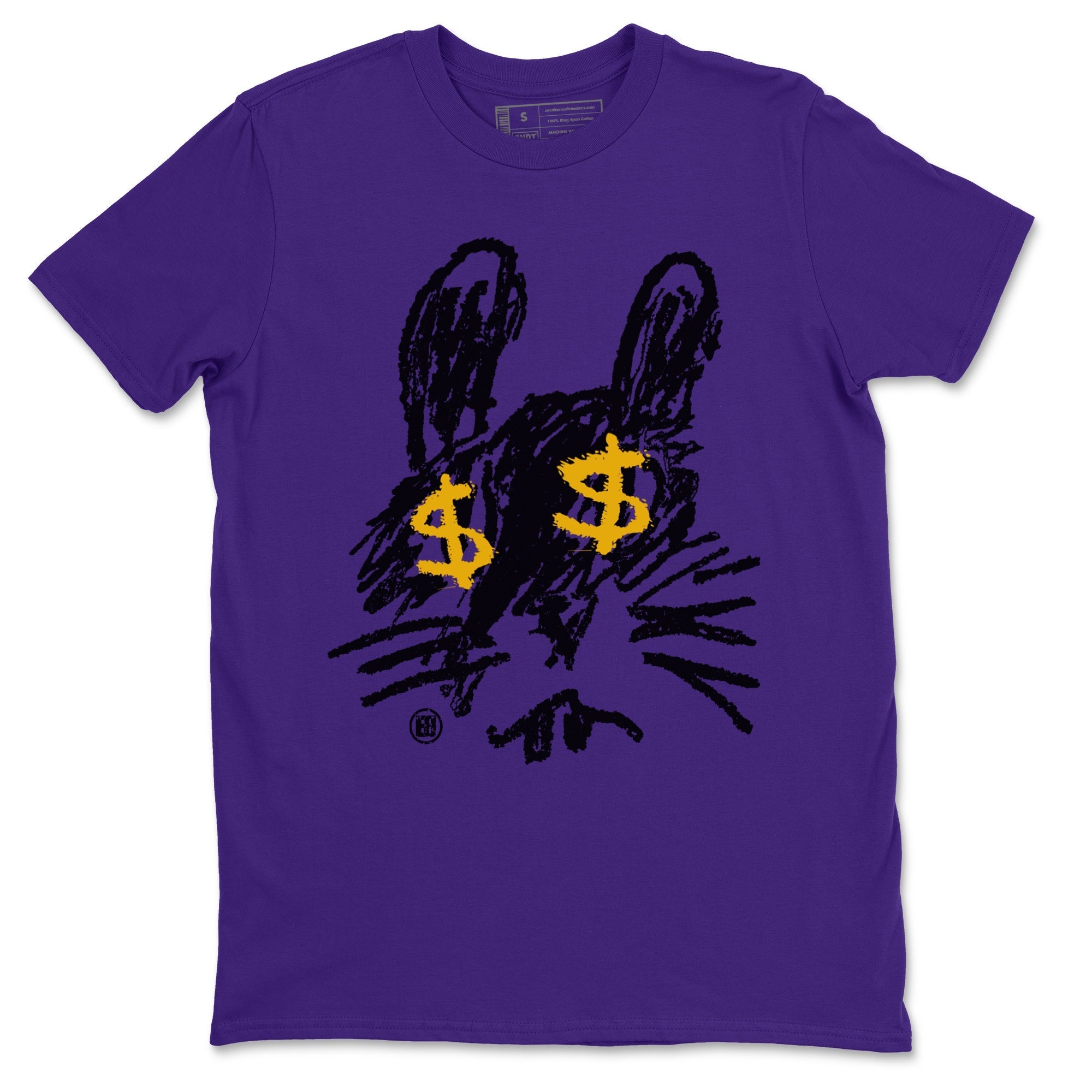Air Jordan 12 Field Purple Sneaker Match Tees Crayon Bunny Streetwear Sneaker Shirt AJ12 Field Purple Drip Gear Zone Sneaker Matching Clothing Unisex Shirts Purple 2