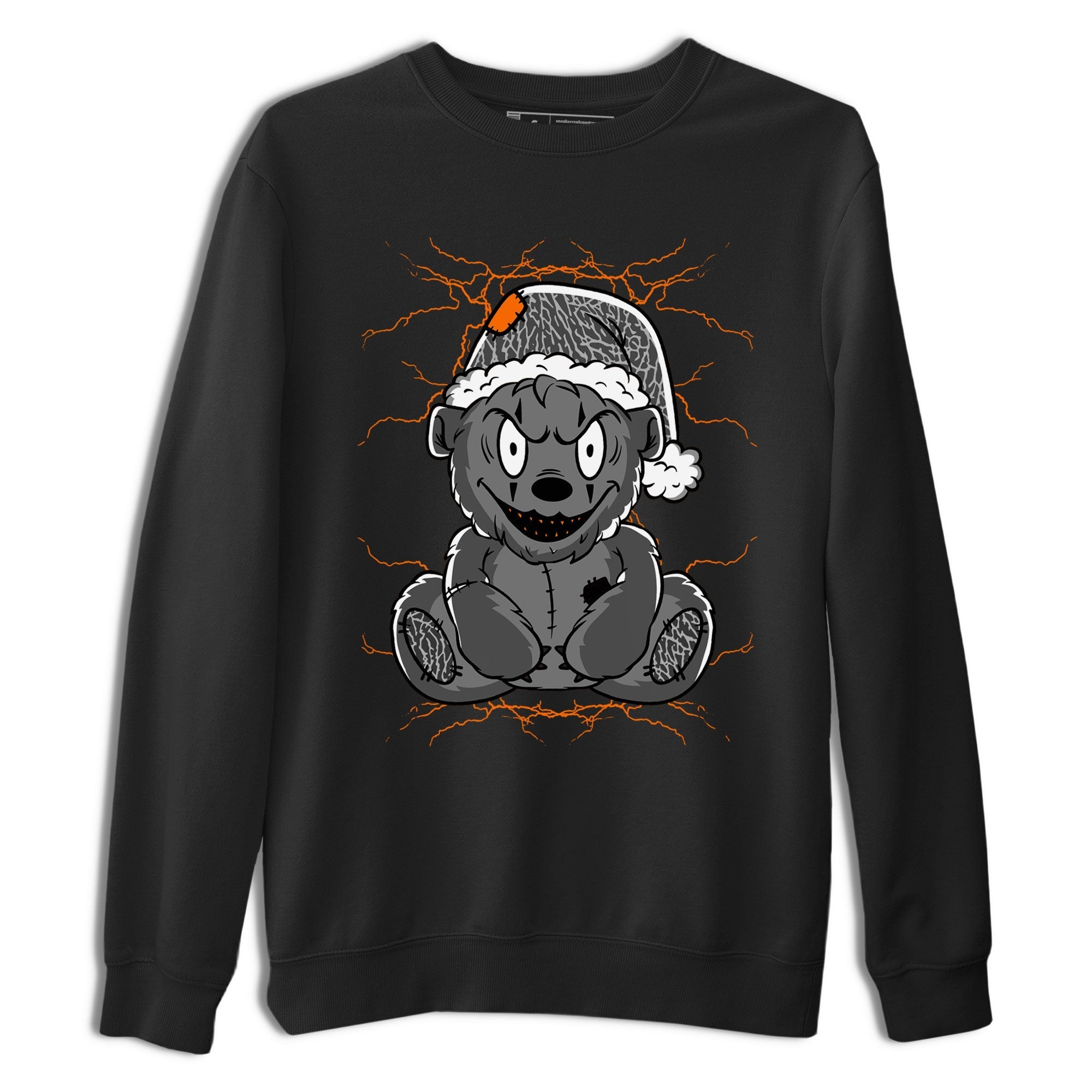 Air Jordan 3 Fear shirt to match jordans Creepy Bear sneaker tees Air Jordan 3 Retro Fear Drip Gear Zone Crew Neck T-ShirtUnisex Black 2 T-Shirt