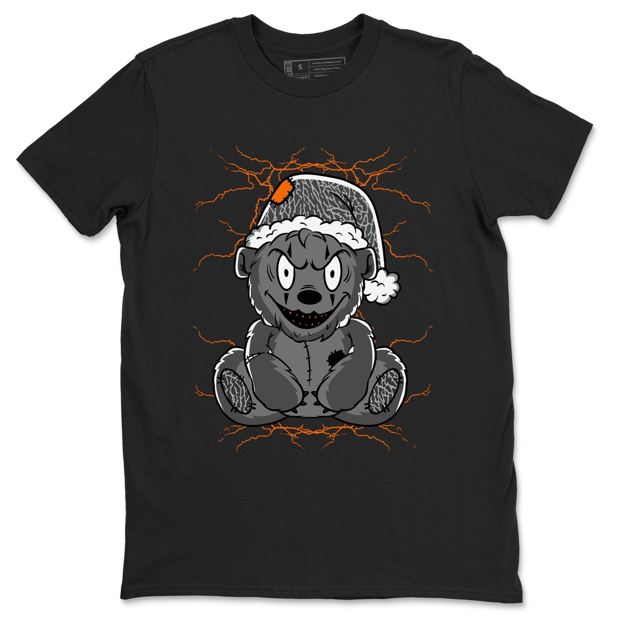 Air Jordan 3 Fear shirt to match jordans Creepy Bear sneaker tees Air Jordan 3 Retro Fear Drip Gear Zone Crew Neck T-ShirtUnisex Black 2 T-Shirt