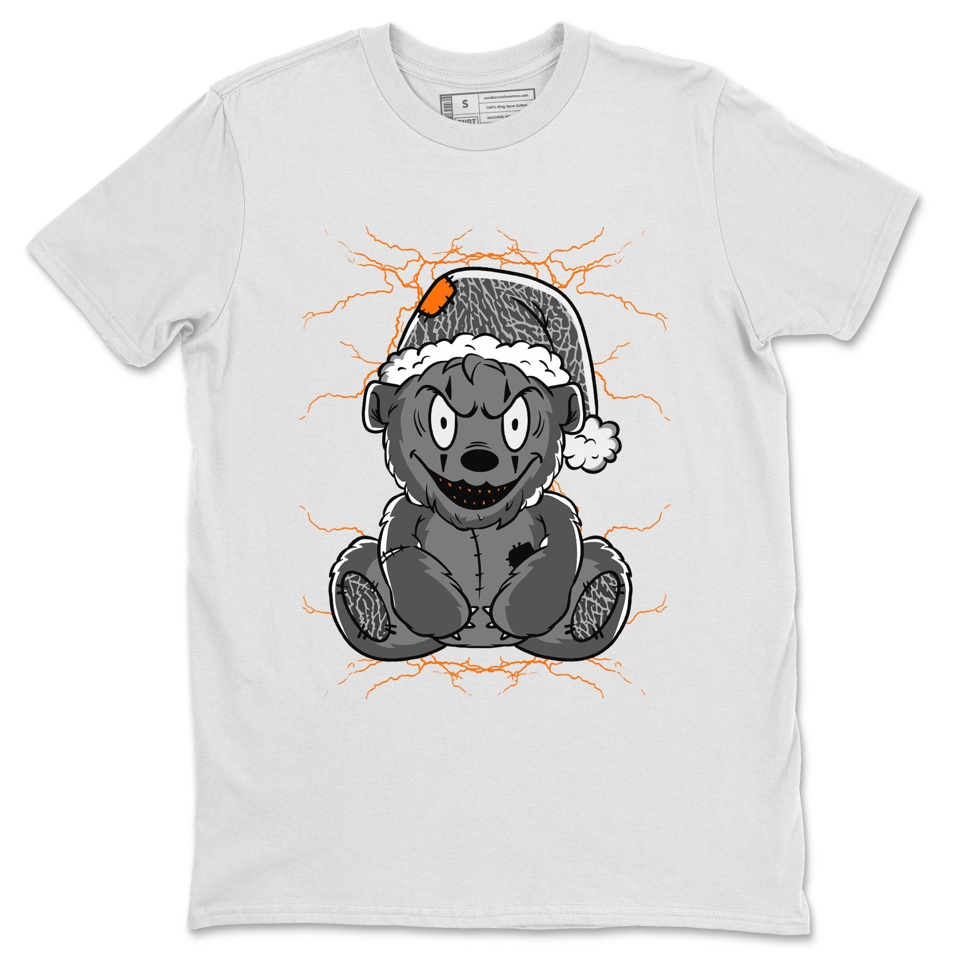 Air Jordan 3 Fear shirt to match jordans Creepy Bear sneaker tees Air Jordan 3 Retro Fear Drip Gear Zone Crew Neck T-ShirtUnisex White 2 T-Shirt