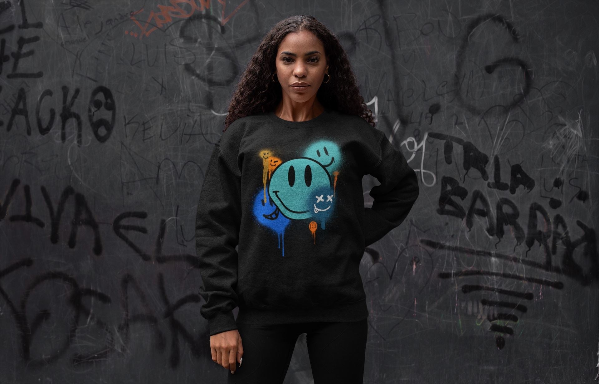 Yeezy 700 Faded Azure Shirt To Match Jordans Smile Painting Sneaker Tees Yeezy 700 Faded Azure Drip Gear Zone Sneaker Matching Clothing Unisex Shirts