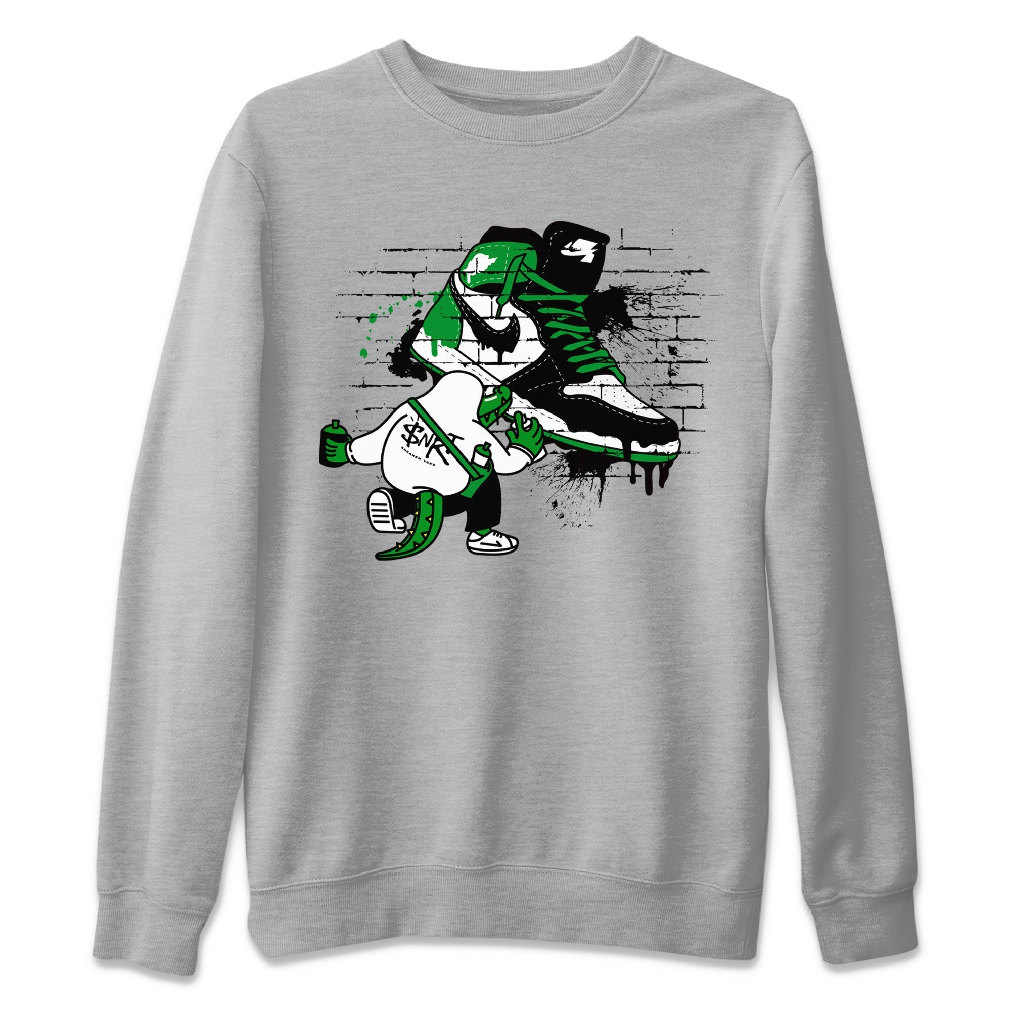Air Jordan 1 Celtics Sneaker Match Tees Crocodile Artist Streetwear Sneaker Shirt Air Jordan 1 Retro Celtics Sneaker Release Tees Unisex Shirts Heather Grey 2