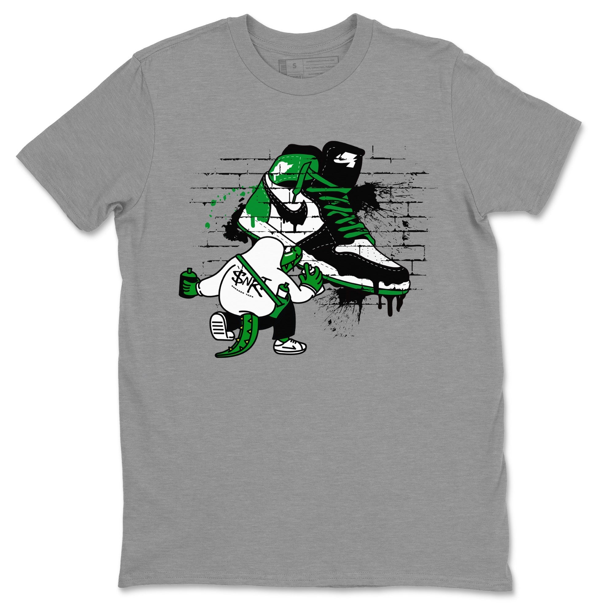 Air Jordan 1 Celtics Sneaker Match Tees Crocodile Artist Streetwear Sneaker Shirt Air Jordan 1 Retro Celtics Sneaker Release Tees Unisex Shirts Heather Grey 2