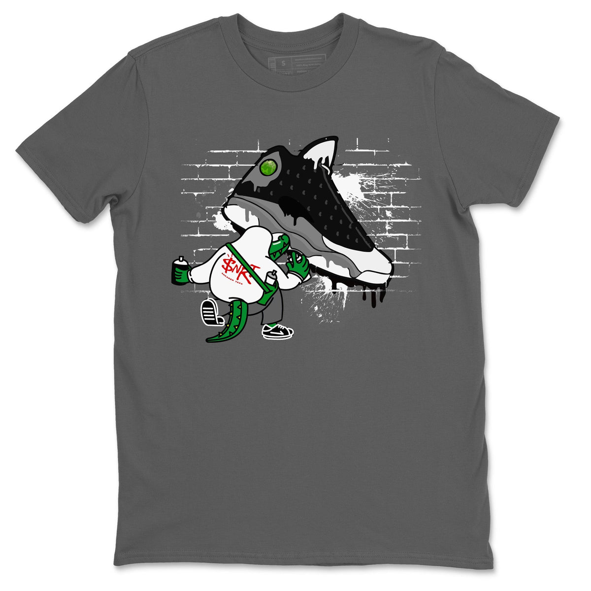 Air Jordan 13 Black Flint Sneaker Match Tees Crocodile Artist Streetwear Sneaker Shirt Air Jordan 13 Retro Black Flint Sneaker Release Tees Unisex Shirts Cool Grey 2