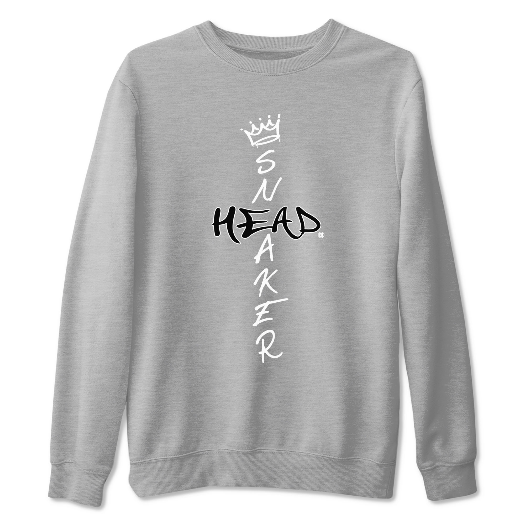 1s Black White shirt to match jordans streetwear brand Cross Sneakerhead sneaker tees Air Jordan 1 Black White Drip Gear Zone unisex cotton Heather Grey 2 crew neck shirt