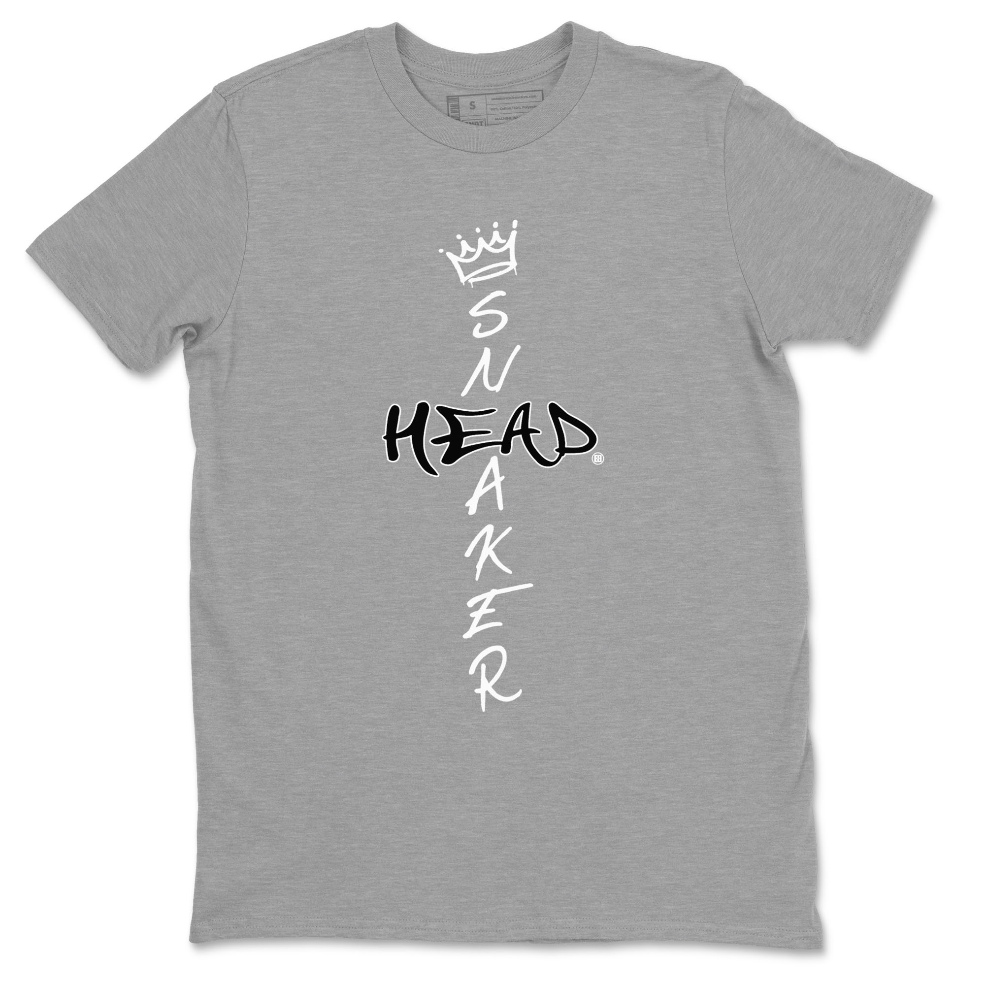 1s Black White shirt to match jordans streetwear brand Cross Sneakerhead sneaker tees Air Jordan 1 Black White Drip Gear Zone unisex cotton Heather Grey 2 crew neck shirt