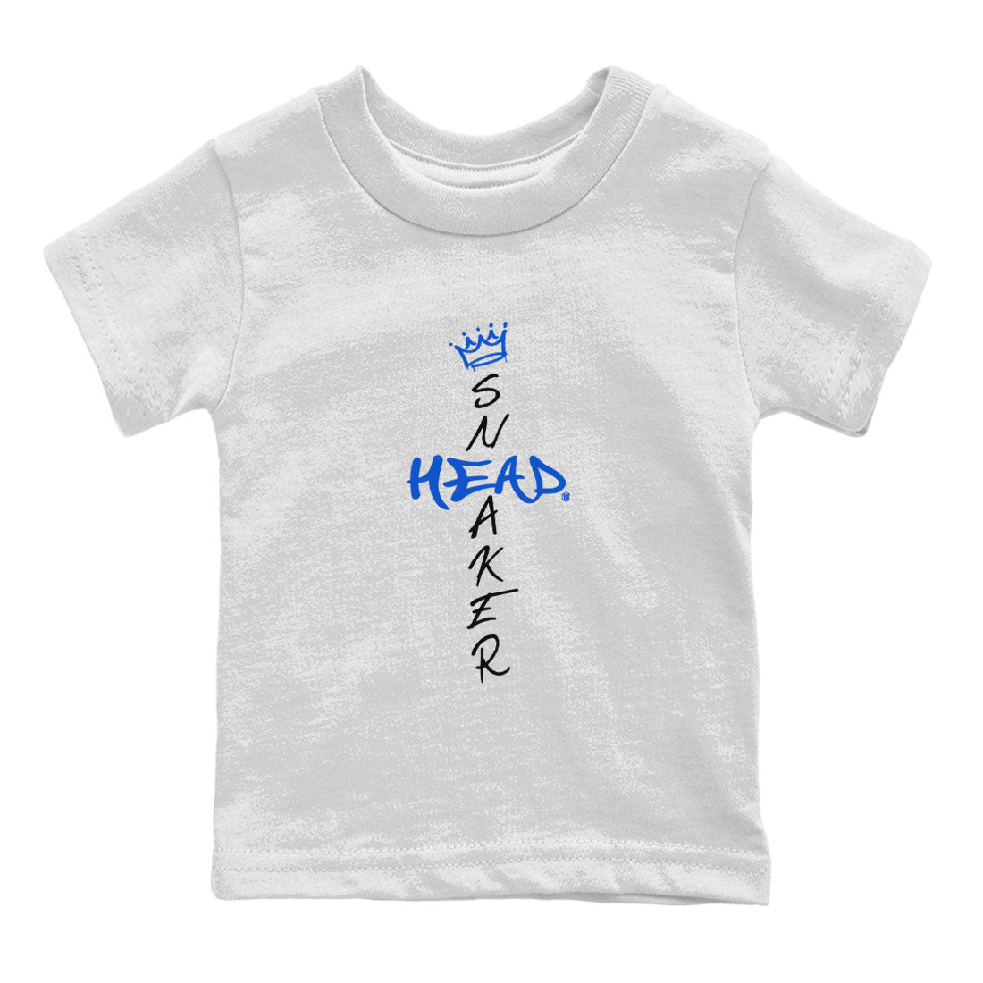 1s Royal Reimagined shirt to match jordans Cross Sneakerhead sneaker shirts Air Jordan 1 Royal Reimagined Drip Gear Zone Kids Baby Toddler sneaker shirts White 2 T-Shirt