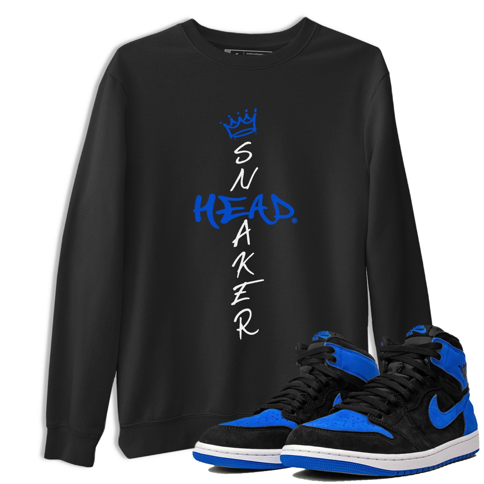 1s Royal Reimagined shirt to match jordans Cross Sneakerhead sneaker shirts Air Jordan 1 Royal Reimagined Drip Gear Zone Unisex Sneaker Tees and Sneaker Match T-Shirt Black 1 T-Shirt