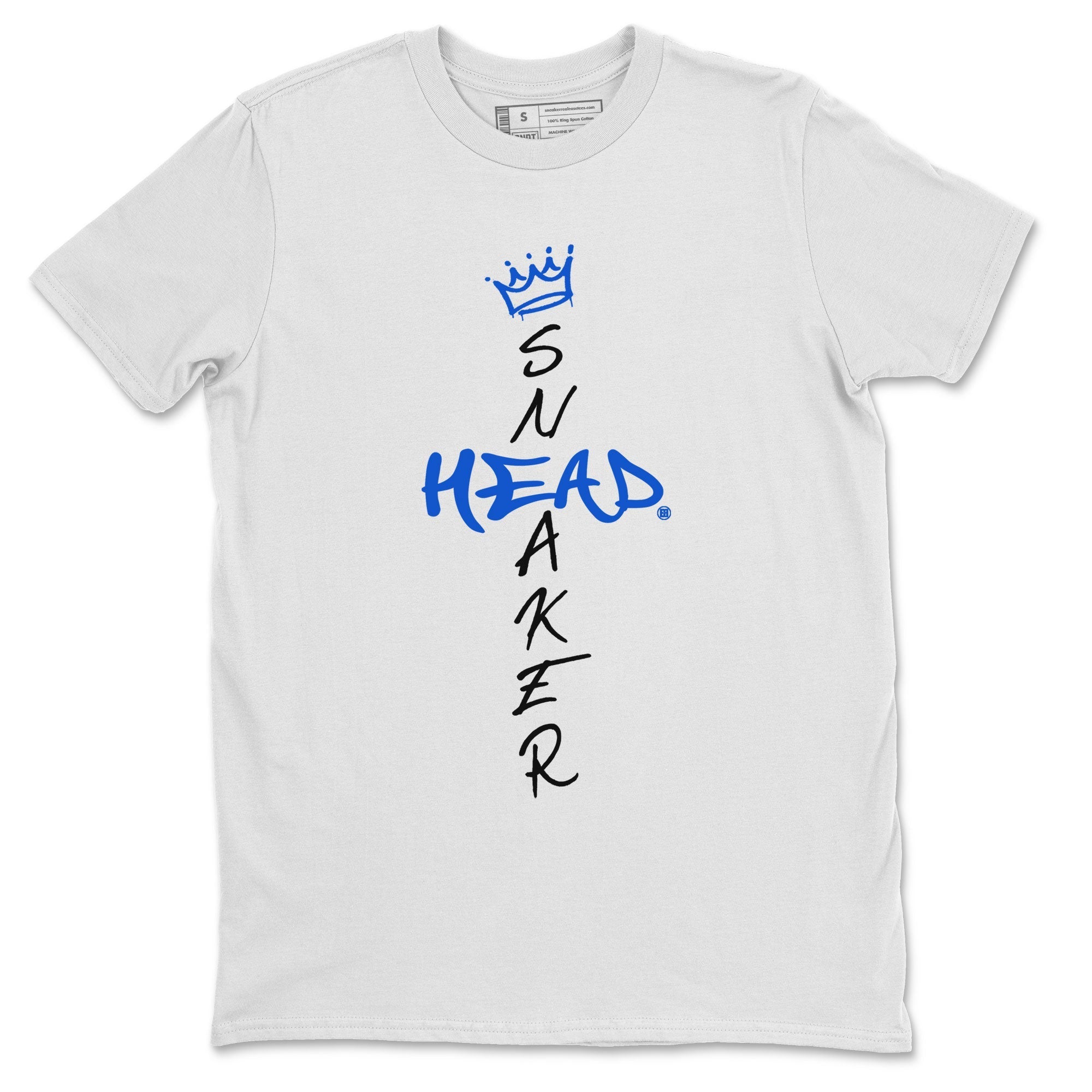 1s Royal Reimagined shirt to match jordans Cross Sneakerhead sneaker shirts Air Jordan 1 Royal Reimagined Drip Gear Zone Unisex Sneaker Tees and Sneaker Match T-Shirt White 2 T-Shirt
