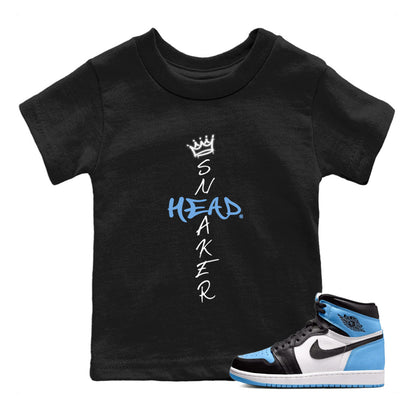 Air Jordan 1 Retro High OG UNC Toe Shirt to match Jordans Cross Sneakerhead Streetwear Sneaker Shirt Air Jordan 1 High OG UNC Toe Drip Gear Zone Sneaker Matching Clothing Kids and Baby Tees Black 1
