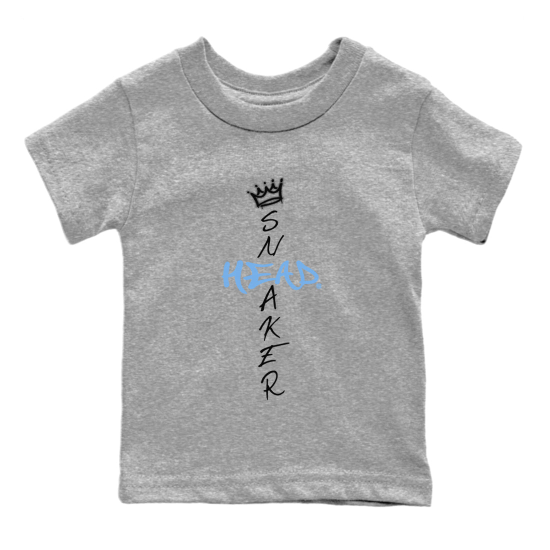 Air Jordan 1 Retro High OG UNC Toe Shirt to match Jordans Cross Sneakerhead Streetwear Sneaker Shirt Air Jordan 1 High OG UNC Toe Drip Gear Zone Sneaker Matching Clothing Kids and Baby Tees Heather Grey 2