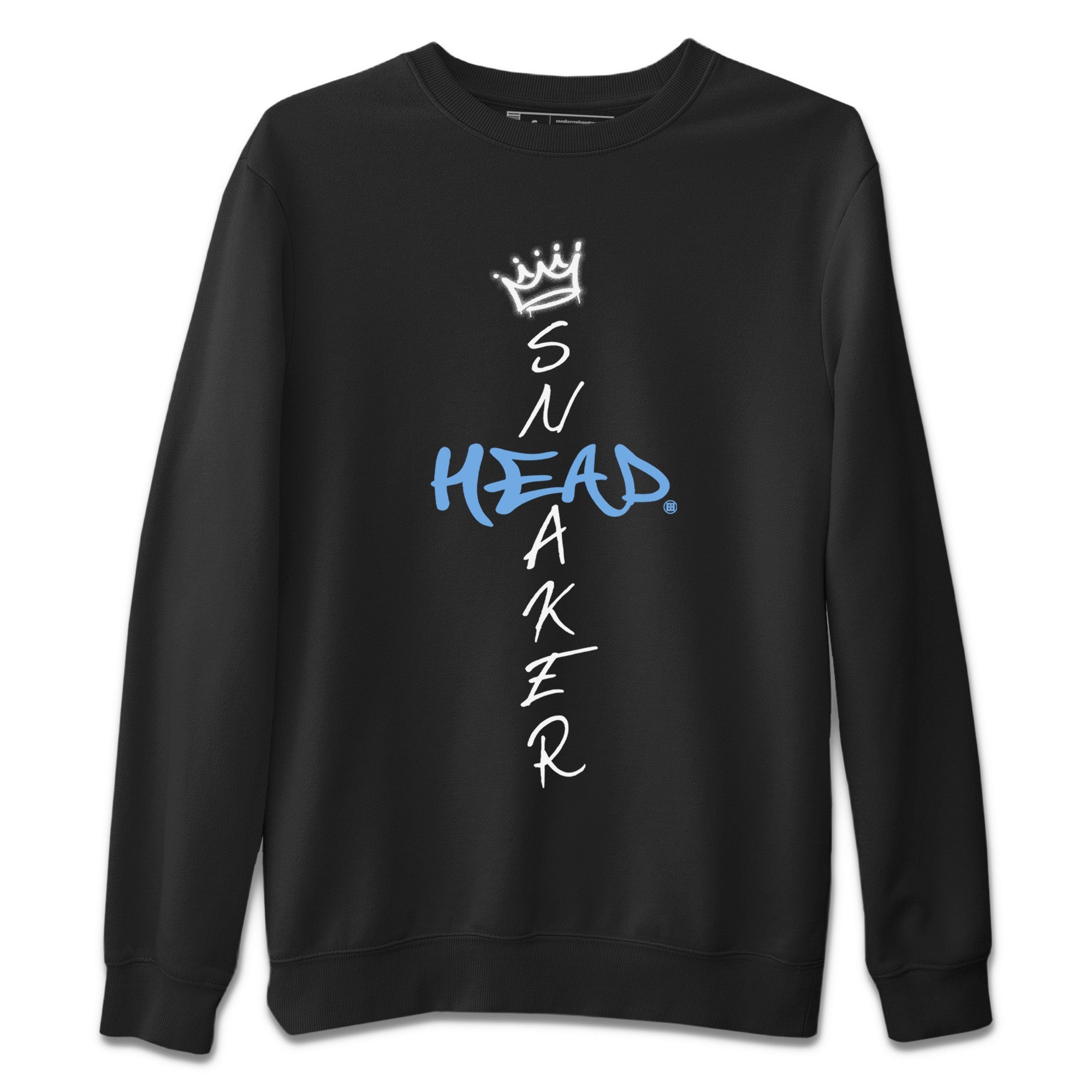 Air Jordan 1 Retro High OG UNC Toe Shirt to match Jordans Cross Sneakerhead Streetwear Sneaker Shirt Air Jordan 1 High OG UNC Toe Drip Gear Zone Sneaker Matching Clothing Crew Neck T-Shirts Black 2