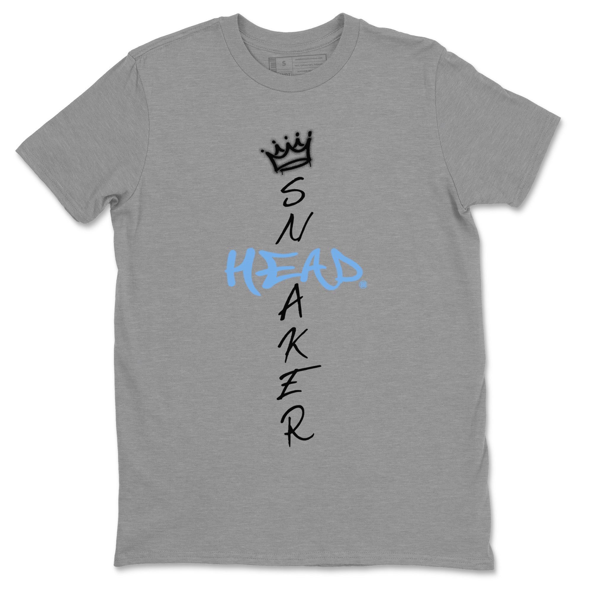 Air Jordan 1 Retro High OG UNC Toe Shirt to match Jordans Cross Sneakerhead Streetwear Sneaker Shirt Air Jordan 1 High OG UNC Toe Drip Gear Zone Sneaker Matching Clothing Crew Neck T-Shirts Heather Grey 2