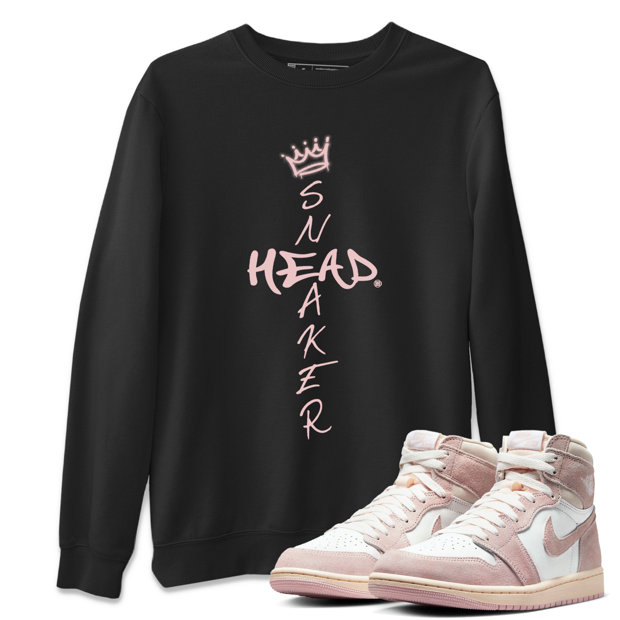 Air Jordan 1 Washed Pink Sneaker Match Tees Cross Sneakerhead Streetwear Sneaker Shirt Air Jordan 1 High OG WMNS Washed Pink Sneaker Release Tees Unisex Shirts Black 1