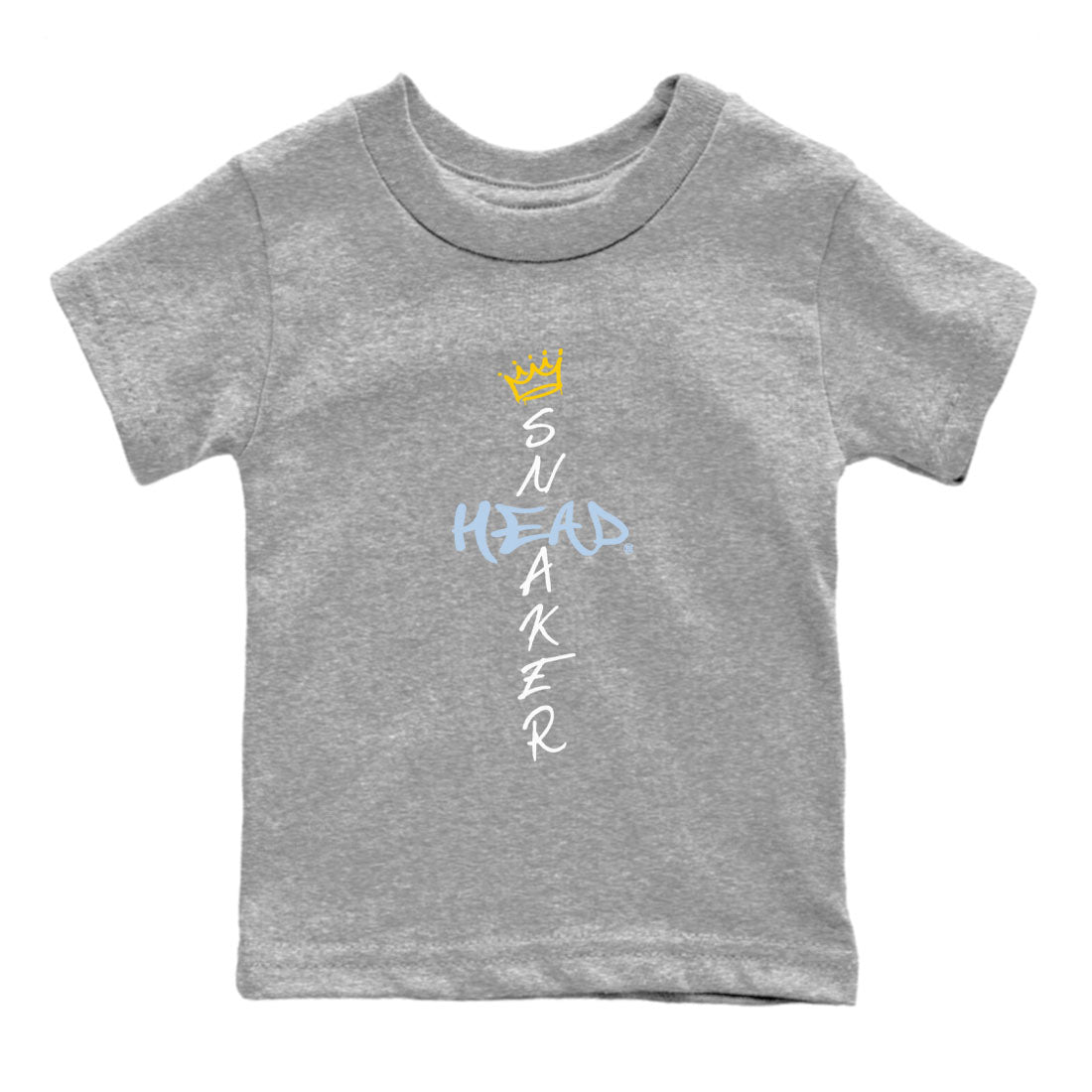 13s Blue Grey shirt to match jordans Cross Sneakerhead sneaker tees Air Jordan 13 Blue Grey Drip Gear Zone baby toddler Heather Grey 2 cotton Shirt