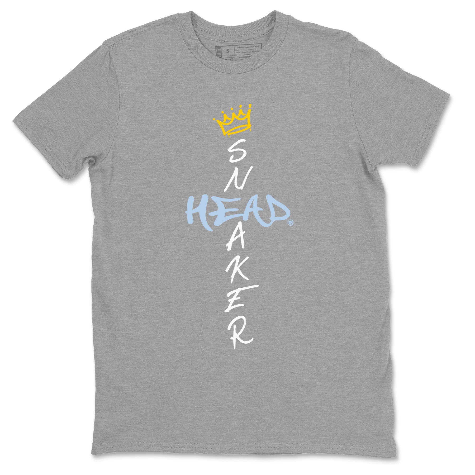 13s Blue Grey shirt to match jordans Cross Sneakerhead sneaker tees Air Jordan 13 Blue Grey Drip Gear Zone unisex cotton Heather Grey 2 crew neck shirt