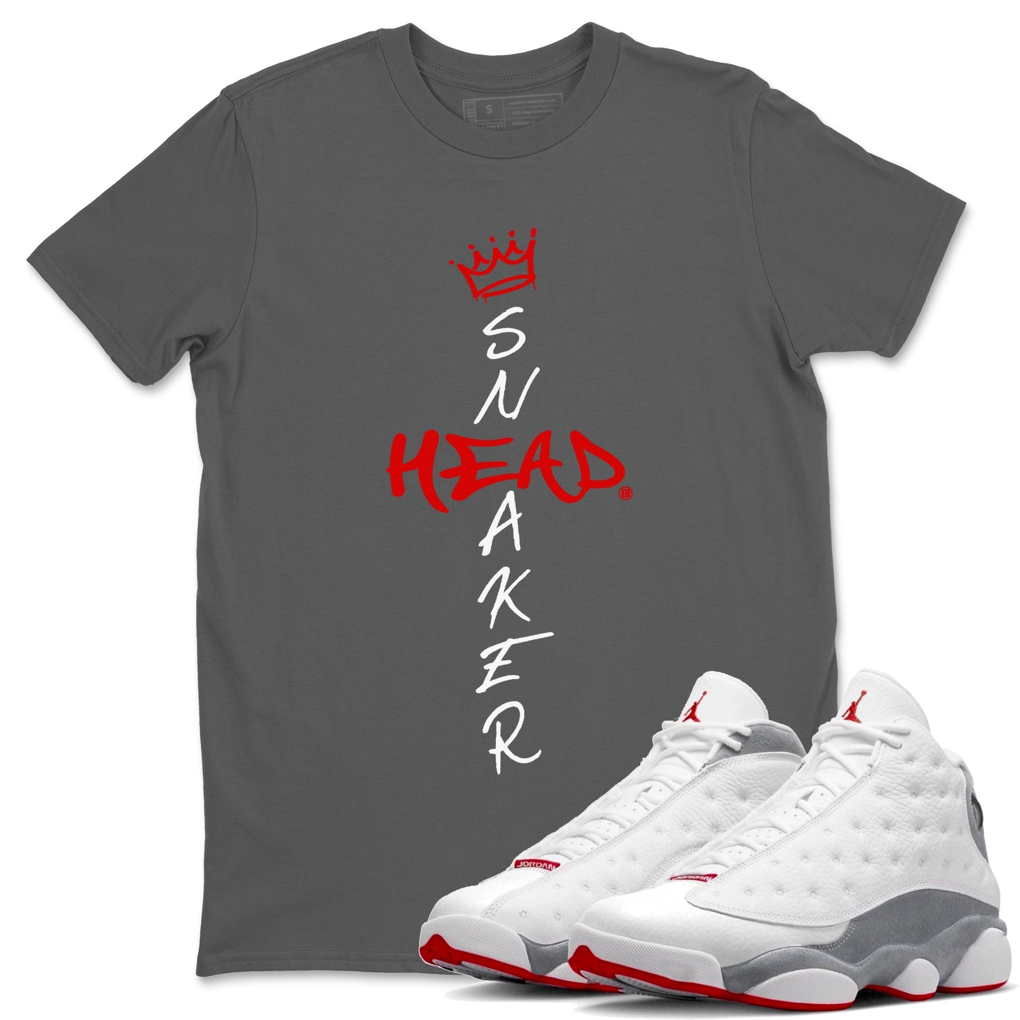 Air Jordan 13 Wolf Grey Sneaker Match Tees Cross Sneakerhead Streetwear Sneaker Shirt Air Jordan 13 Retro Wolf Grey T-Shirt Unisex Shirts Cool Grey 1