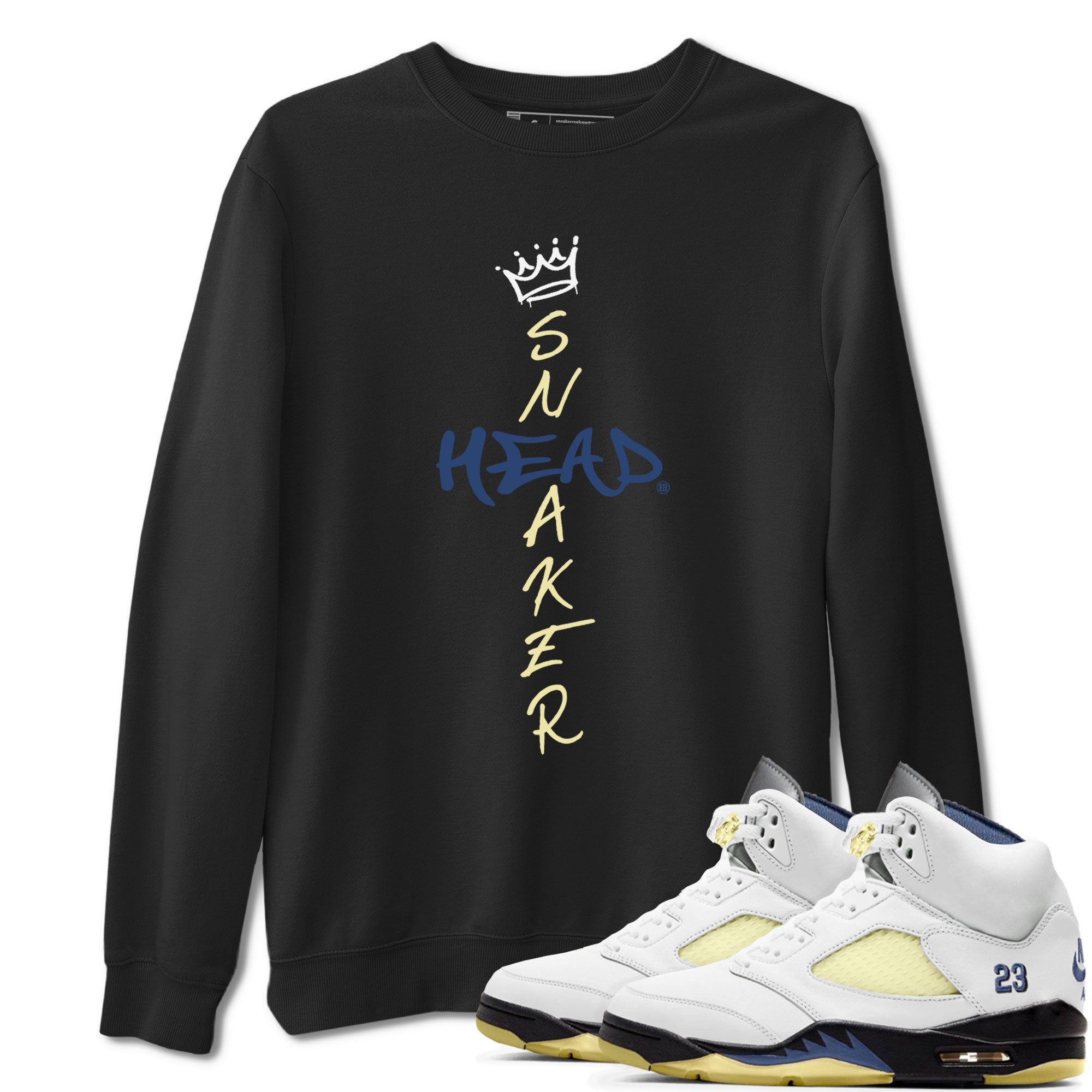 Air Jordan 5 A Ma Maniere x Dawn shirt to match jordans Cross Sneakerhead sneaker tees Air Jordan 5 A Ma Maniere x Photon Dust Drip Gear Zone Streetwear Brand Sneaker Matching Shirt Unisex Black 1 T-Shirt