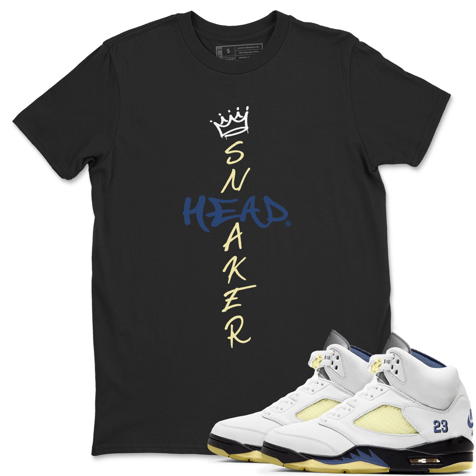 Air Jordan 5 A Ma Maniere x Dawn shirt to match jordans Cross Sneakerhead sneaker tees Air Jordan 5 A Ma Maniere x Photon Dust Drip Gear Zone Streetwear Brand Sneaker Matching Shirt Unisex Black 1 T-Shirt
