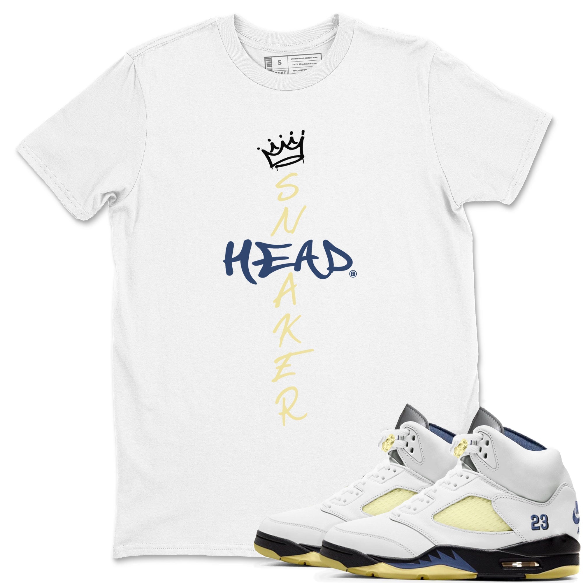 Air Jordan 5 A Ma Maniere x Dawn shirt to match jordans Cross Sneakerhead sneaker tees Air Jordan 5 A Ma Maniere x Photon Dust Drip Gear Zone Streetwear Brand Sneaker Matching Shirt Unisex White 1 T-Shirt