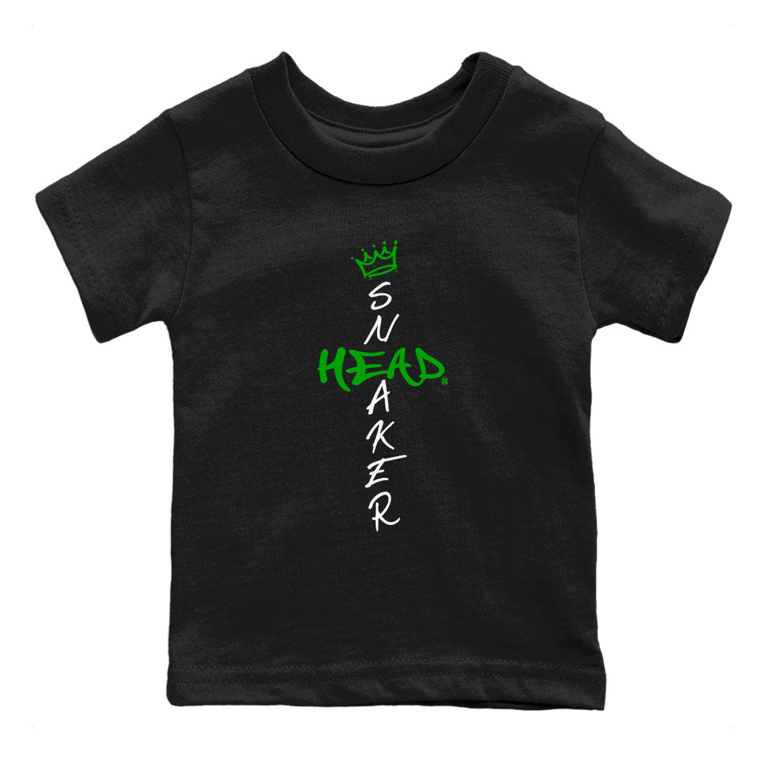 Jordan 5 Retro Lucky Green shirt to match jordans Cross Sneakerhead sneaker match tee AJ5 Lucky Green Drip Gear Zone baby toddler Black 2 cotton Shirt