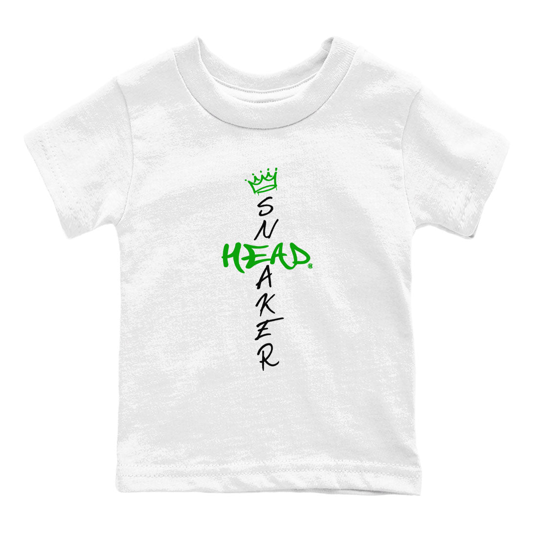 Jordan 5 Retro Lucky Green shirt to match jordans Cross Sneakerhead sneaker match tee AJ5 Lucky Green Drip Gear Zone baby toddler White 2 cotton Shirt