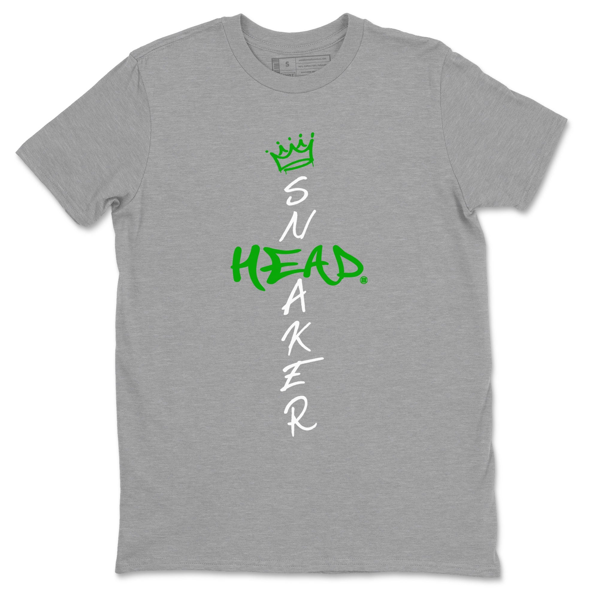 Jordan 5 Retro Lucky Green shirt to match jordans Cross Sneakerhead sneaker match tee AJ5 Lucky Green Drip Gear Zone unisex cotton Heather Grey 2 crew neck shirt