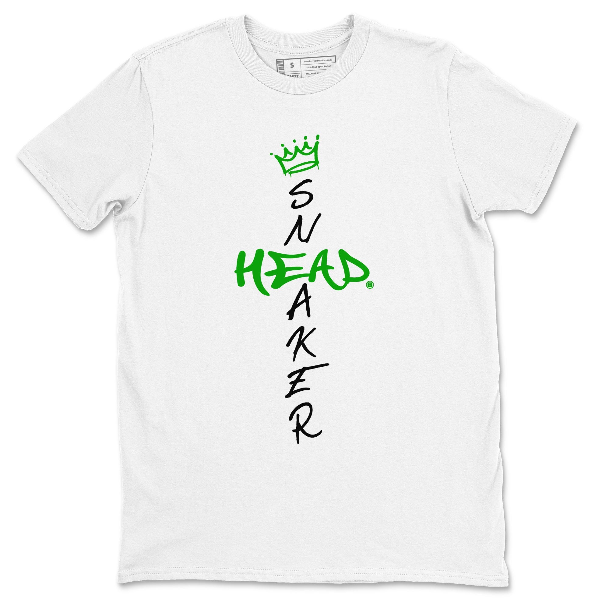 Jordan 5 Retro Lucky Green shirt to match jordans Cross Sneakerhead sneaker match tee AJ5 Lucky Green Drip Gear Zone unisex cotton White 2 crew neck shirt