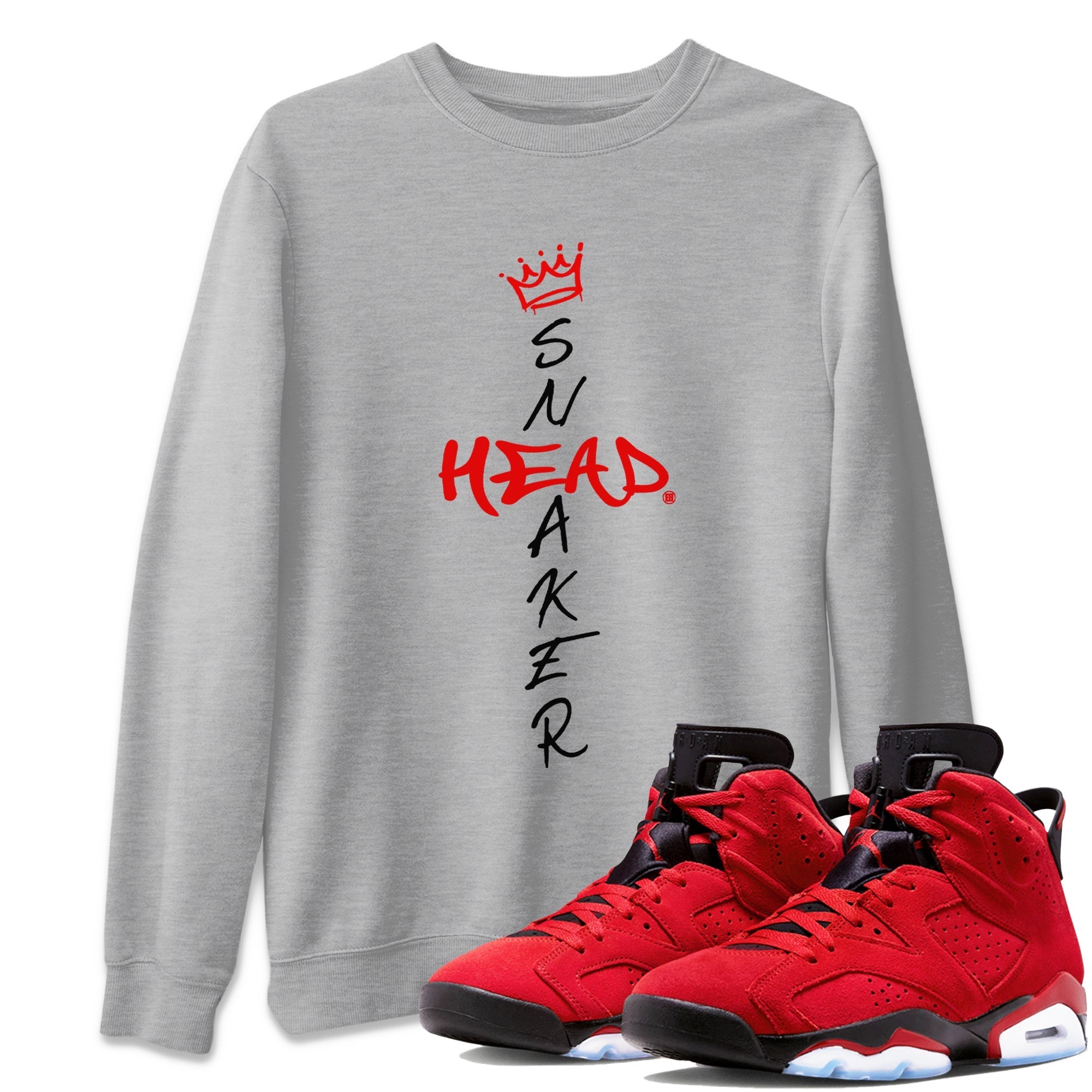 Air Jordan 6 Toro Bravo Sneaker Match Tees Cross Sneakerhead Streetwear Sneaker Shirt Air Jordan 6 Toro Tees Unisex Shirts Heather Grey 1