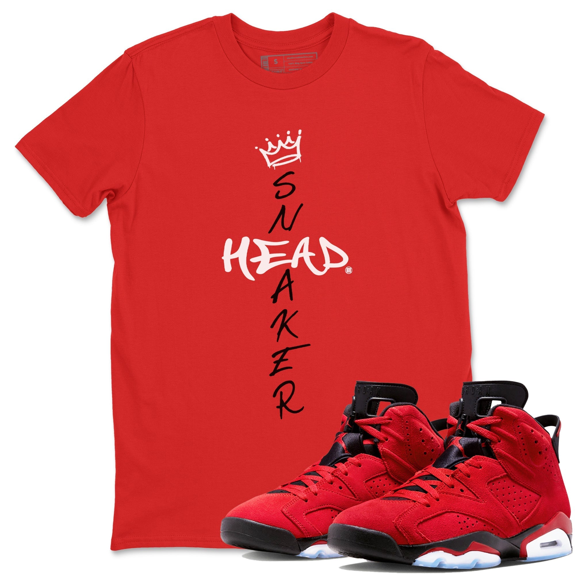 Air Jordan 6 Toro Bravo Sneaker Match Tees Cross Sneakerhead Streetwear Sneaker Shirt Air Jordan 6 Toro Tees Unisex Shirts Red 1