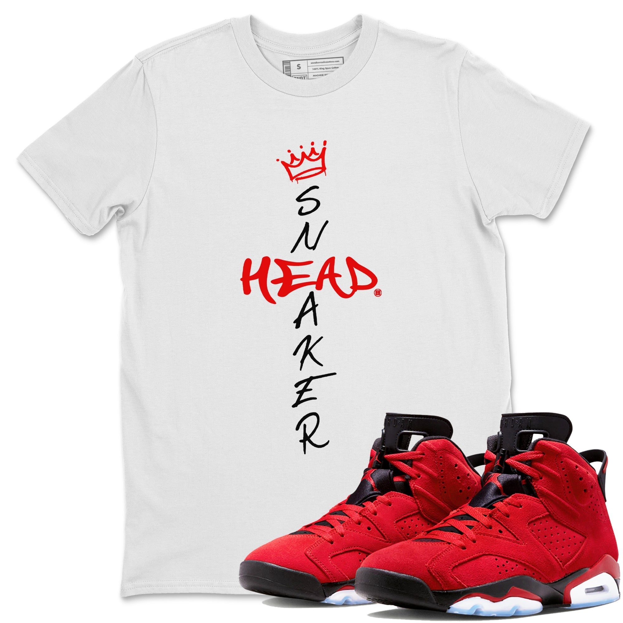 Air Jordan 6 Toro Bravo Sneaker Match Tees Cross Sneakerhead Streetwear Sneaker Shirt Air Jordan 6 Toro Tees Unisex Shirts White 1