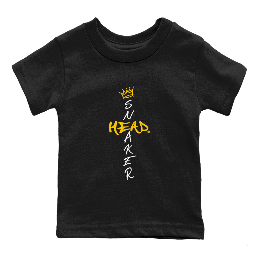 Air Jordan 6 Yellow Ochre shirt to match jordans Cross Sneakerhead special sneaker matching tees AJ6 Yellow Ochre Drip Gear Zone Brand Baby Toddler Black 2 T-Shirt