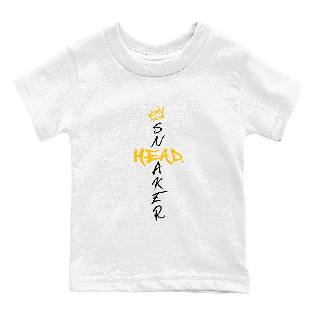 Air Jordan 6 Yellow Ochre shirt to match jordans Cross Sneakerhead special sneaker matching tees AJ6 Yellow Ochre Drip Gear Zone Brand Baby Toddler White 2 T-Shirt