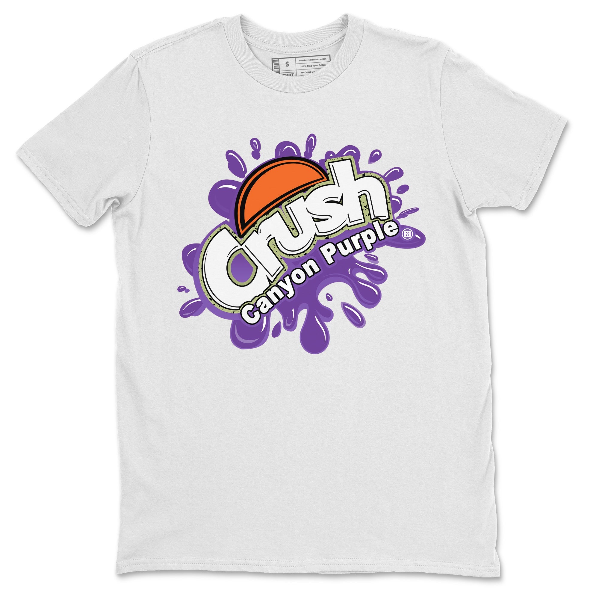 Jordan 4 Canyon Purple Sneaker Matching T-Shirt Crush Sneaker Tees Jordan 4 Canyon Purple Sneaker Release Tees Crew Neck Tees