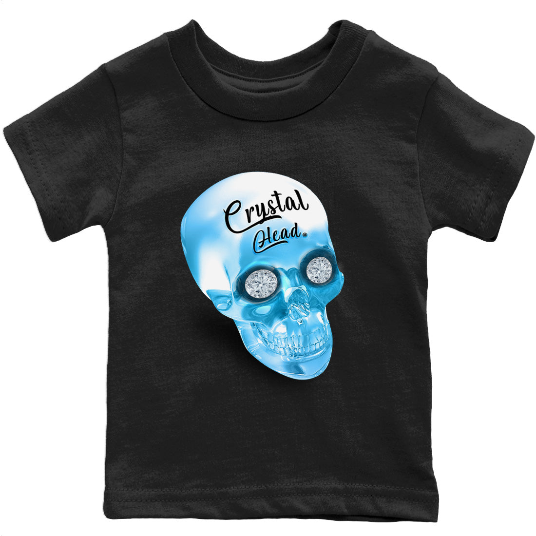 Jordan 1 Powder Blue Sneaker Tees Drip Gear Zone Crystal Head Sneaker Tees Jordan 1 Powder Blue Shirt Kids Shirts