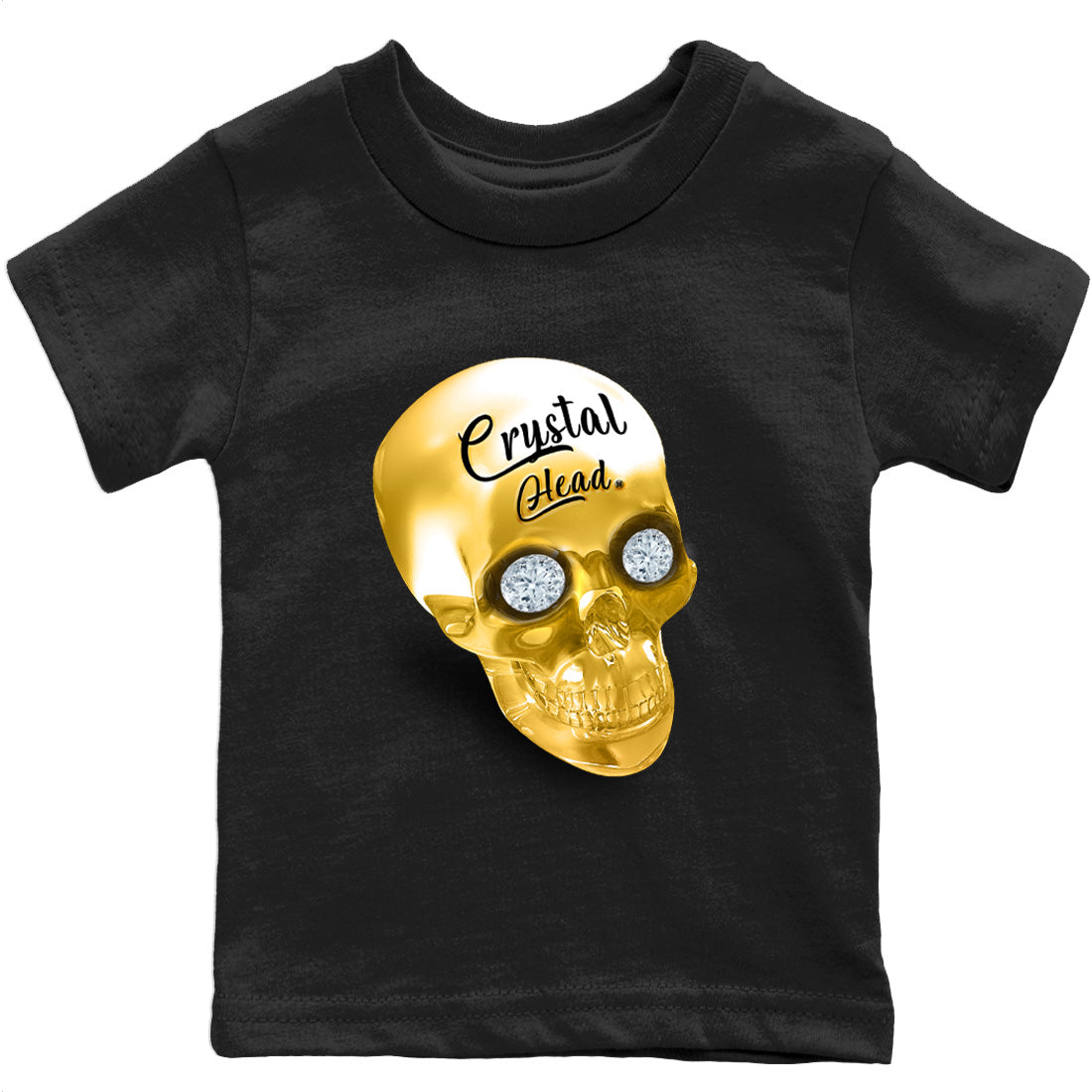 Jordan 12 Black Taxi Sneaker Tees Drip Gear Zone Crystal Head Sneaker Tees Jordan 12 Black Taxi Shirt Kids Shirts