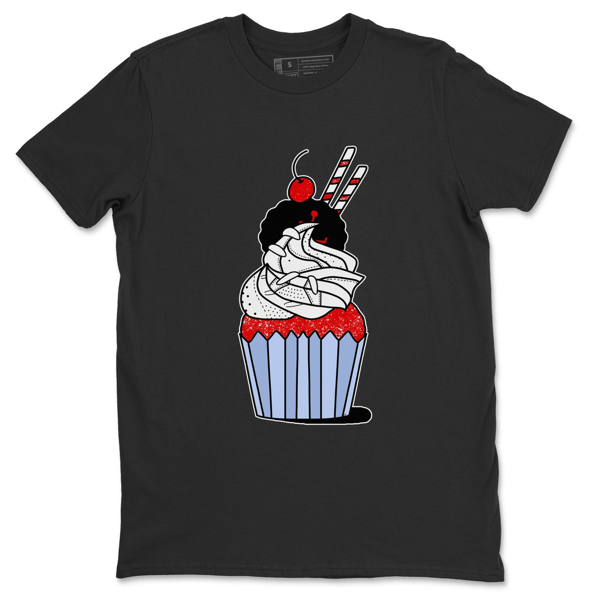 Jordan 6 Red Velvet Cookies Sneaker Matching T-Shirt Cup Cake Sneaker Tees Jordan 6 Red Velvet Cookies Sneaker Release Tees Crew Neck Tees